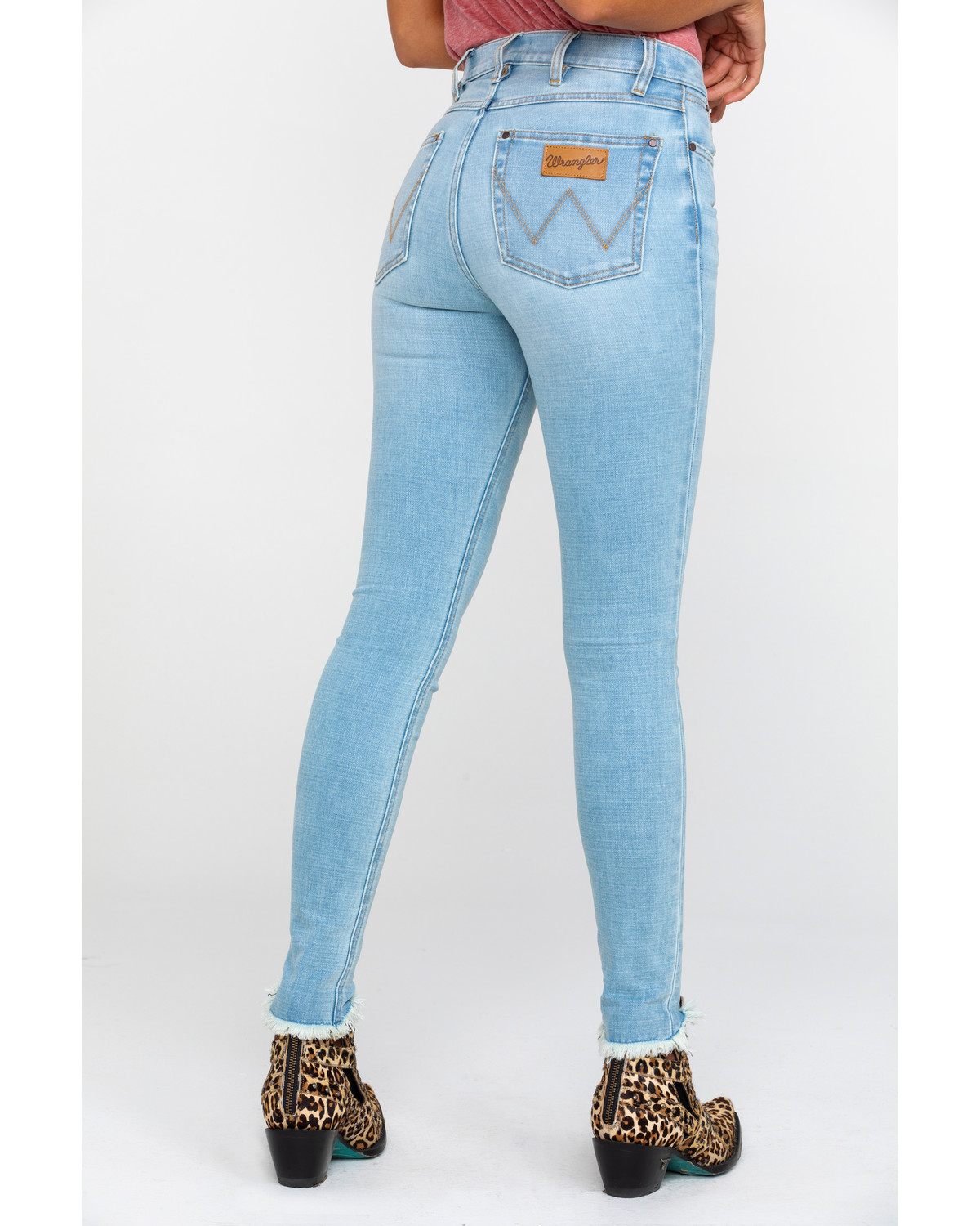 high rise pleated jeans