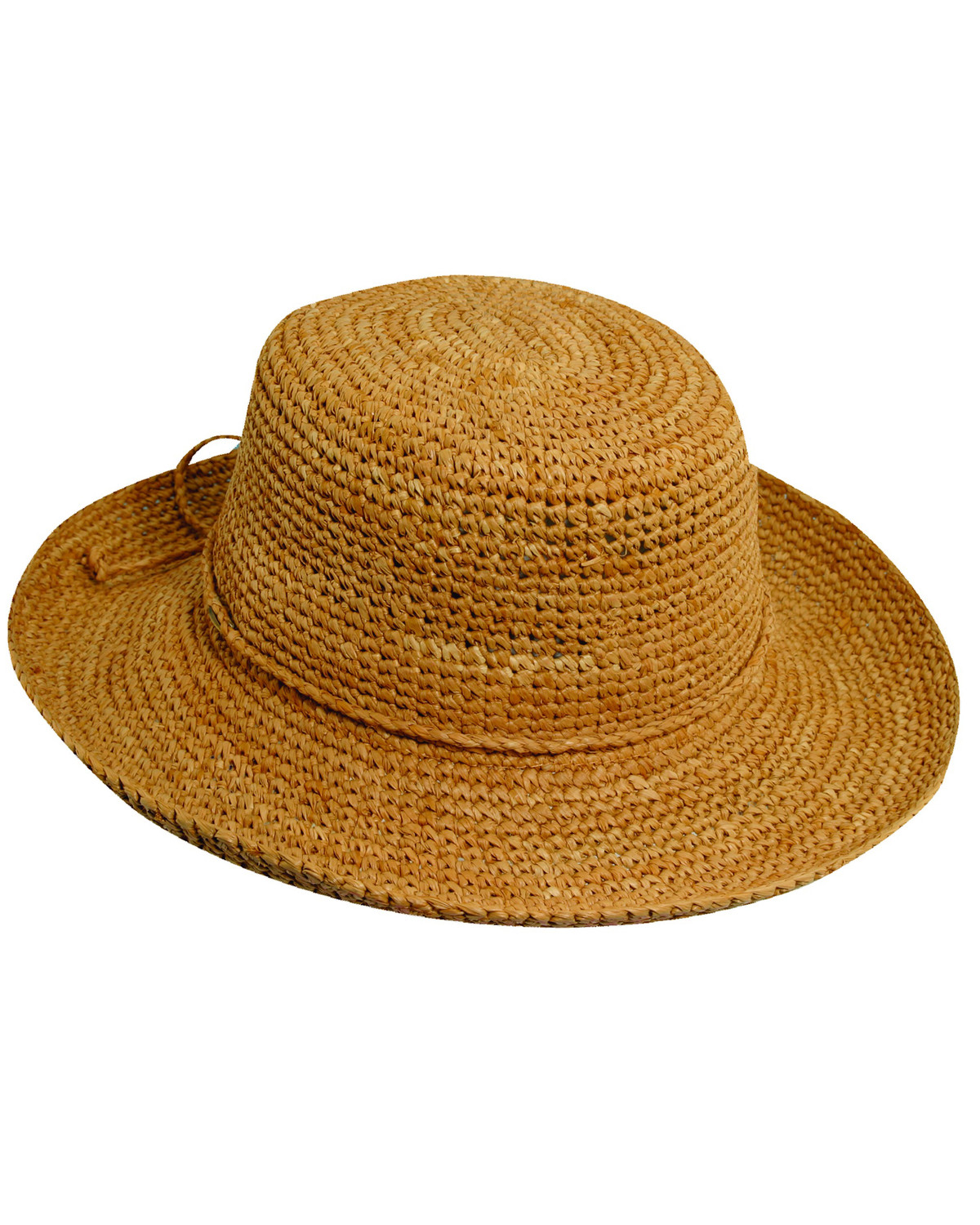 scala crocheted raffia hat
