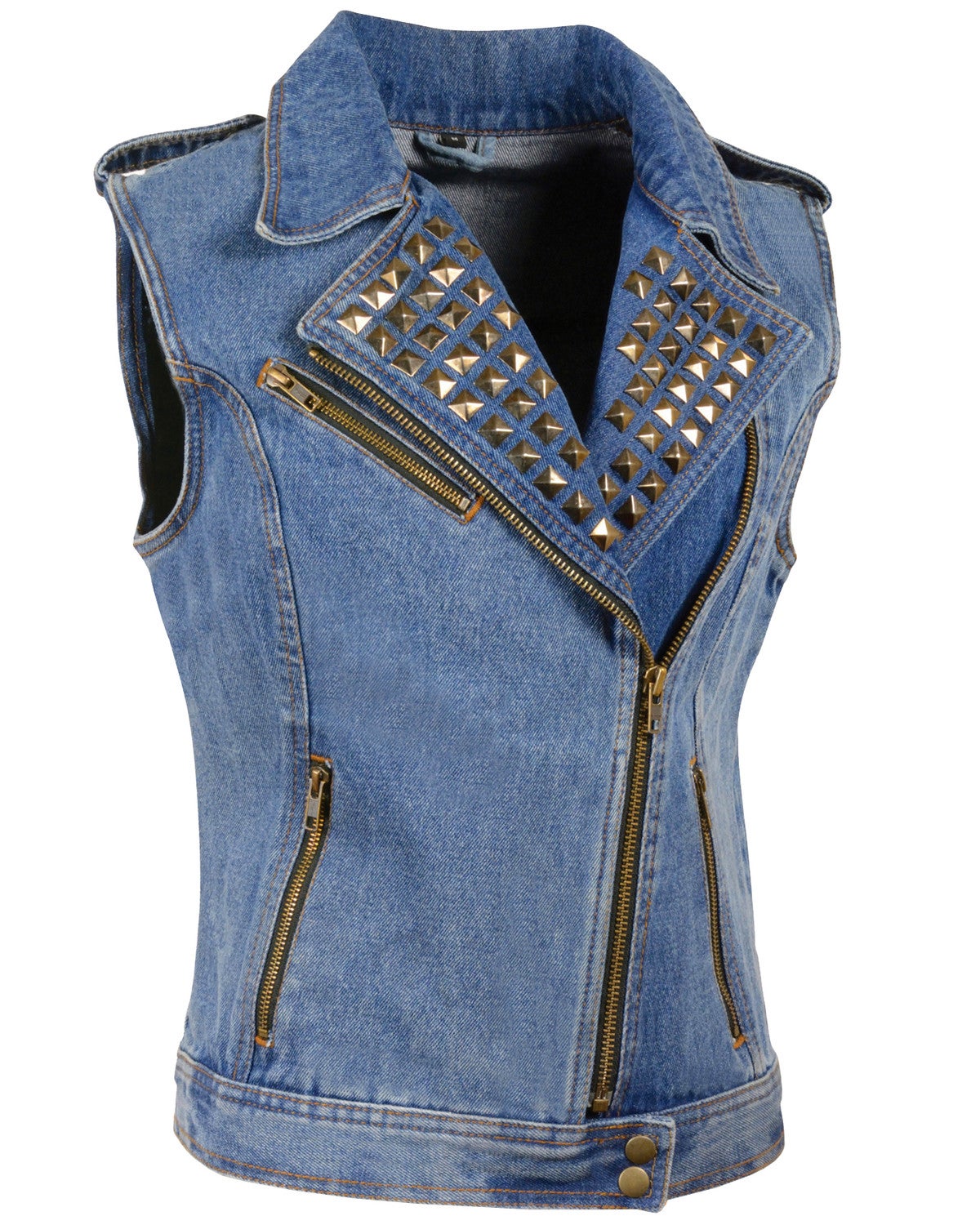 Milwaukee Leather Women's Studded Zip 