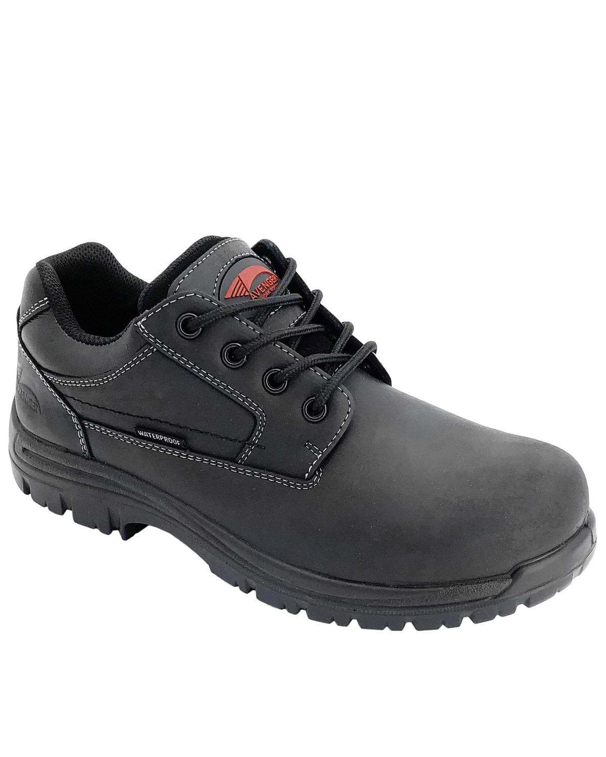 black waterproof work shoes