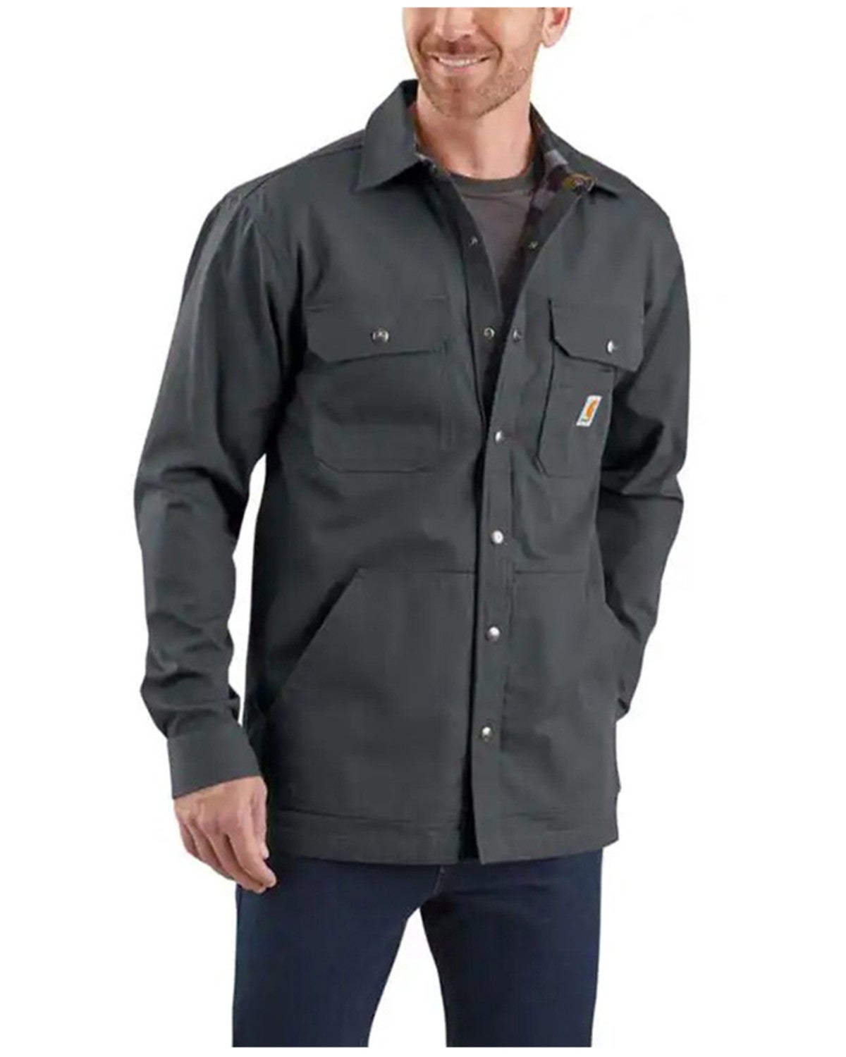 Carhartt Men's Solid Grey Ripstop 
