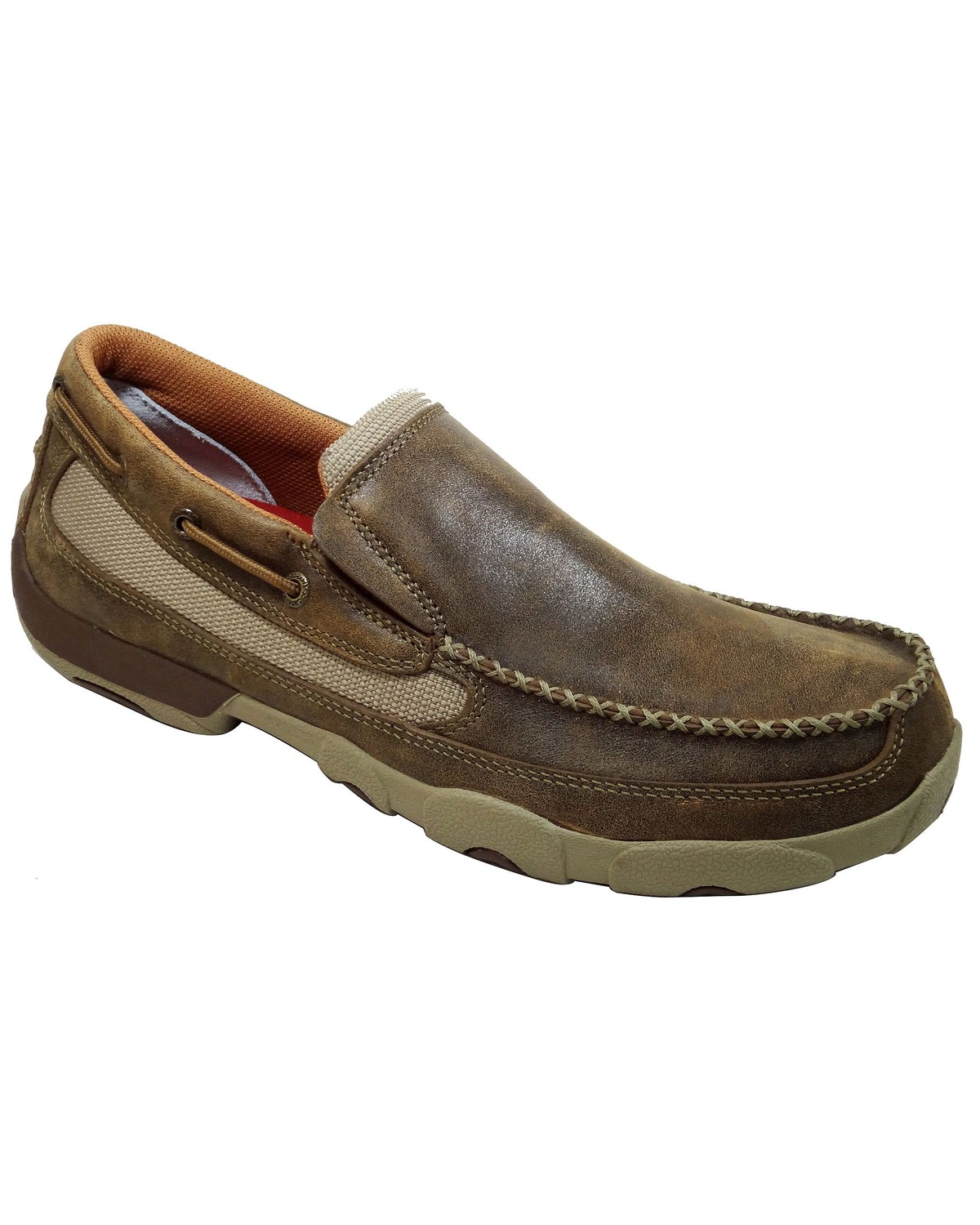 twisted x driving mocs slip on