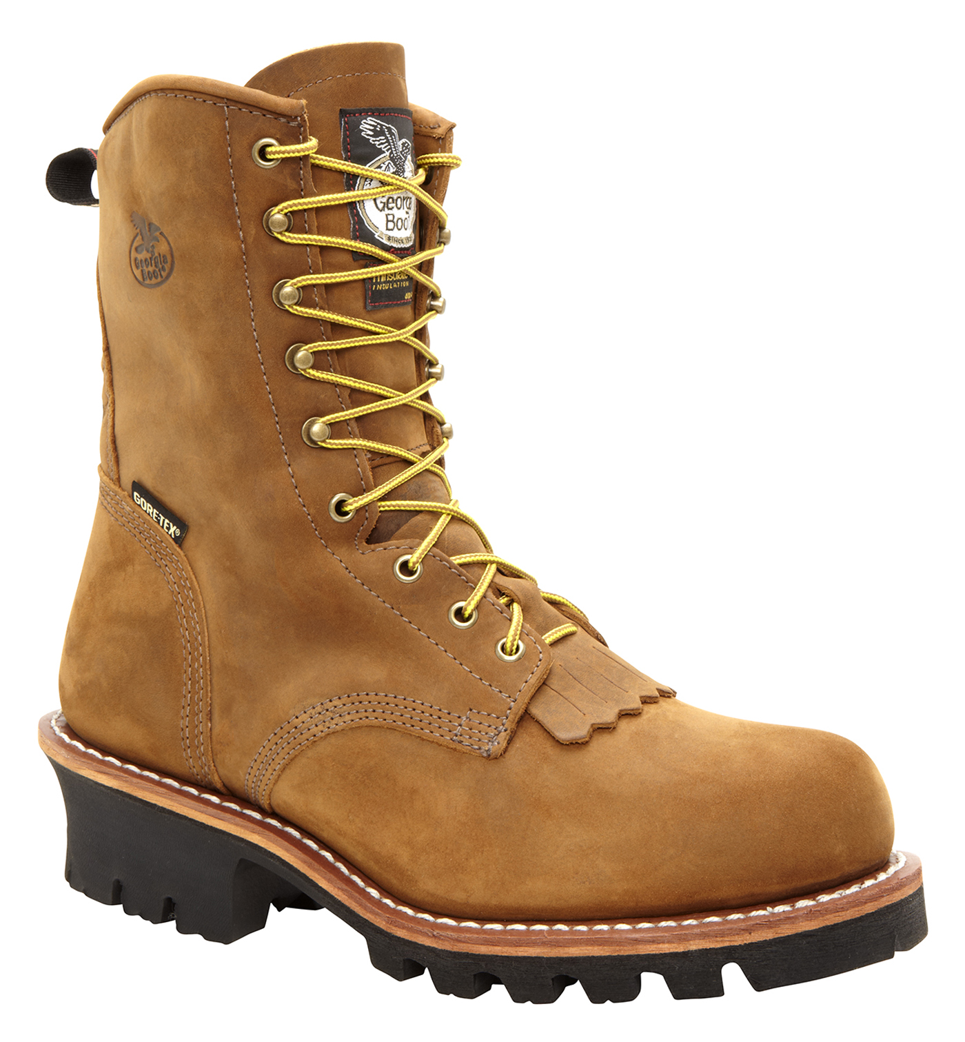 waterproof steel toe logger boots