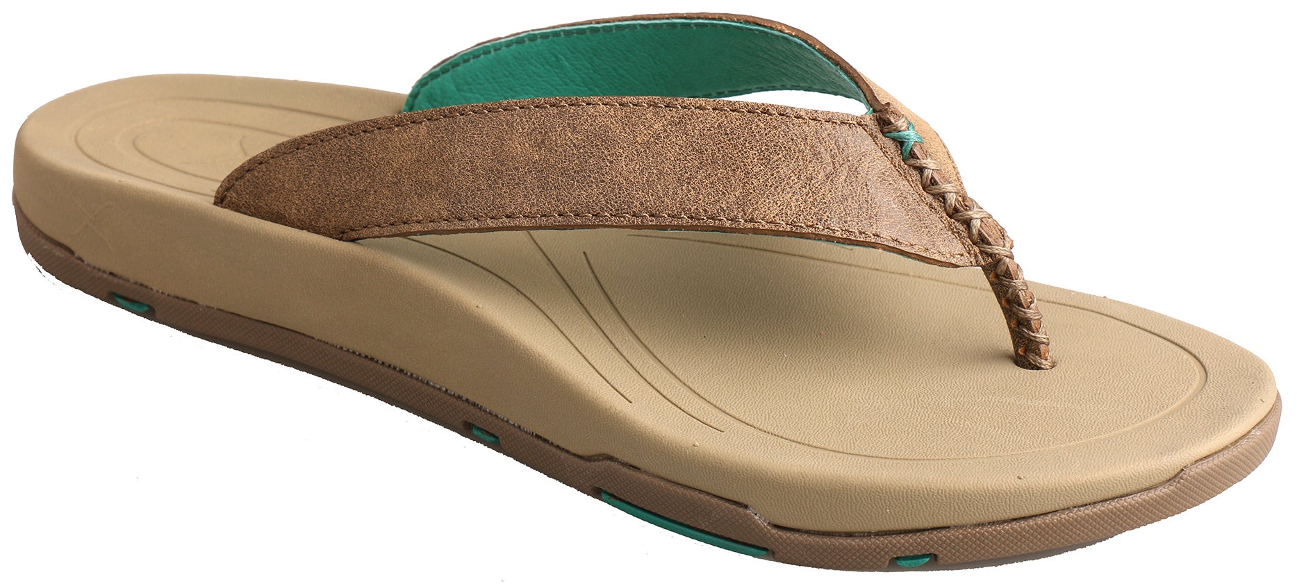 twisted x flip flops