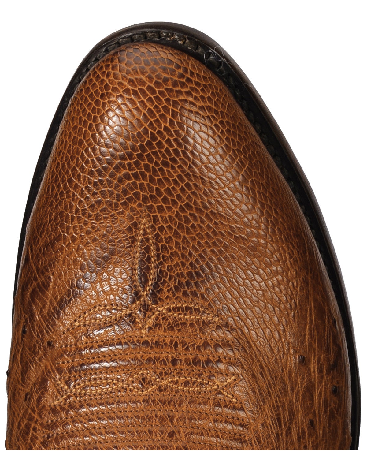 Lucchese Men's Handmade Light Brown Nathan Smooth Ostrich Boots