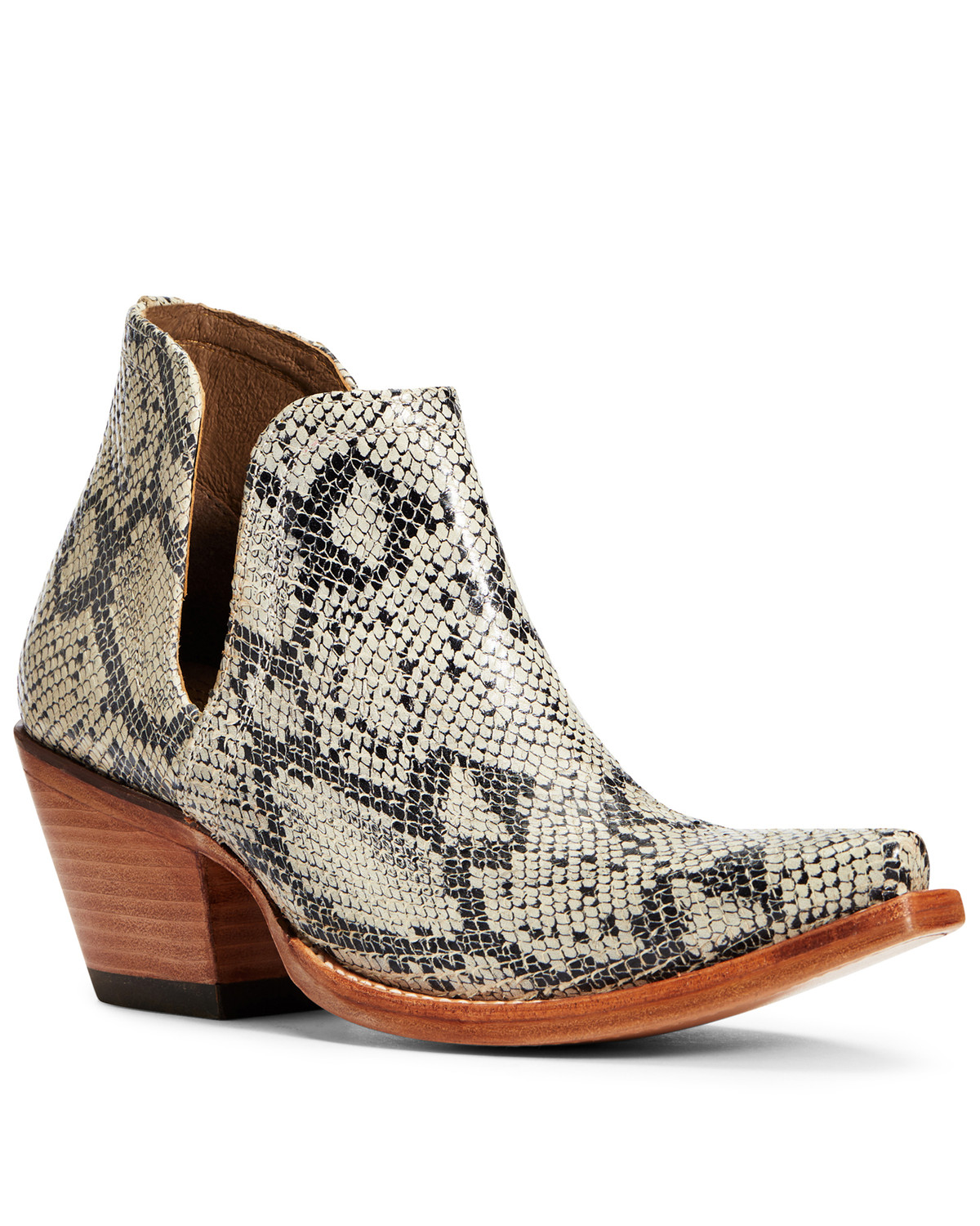 Ariat Women's Dixon Snake Print Fashion Booties - Snip Toe | Sheplers