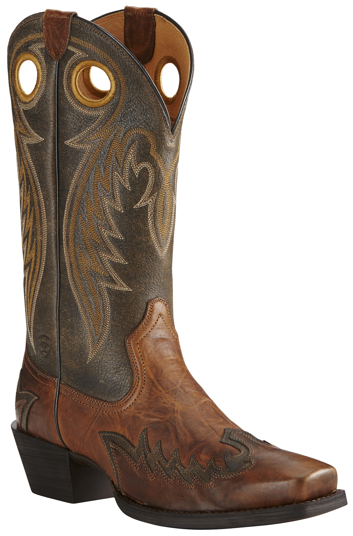 Brown Rival Boots - Square Toe