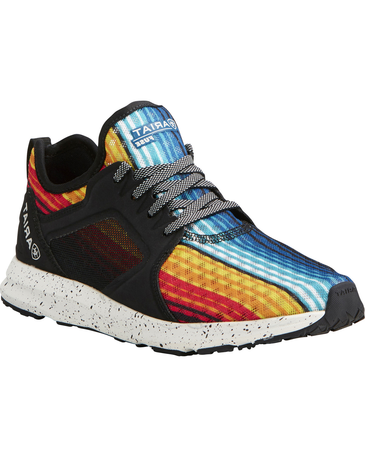 Fuse Rainbow Stripe Mesh Shoes 