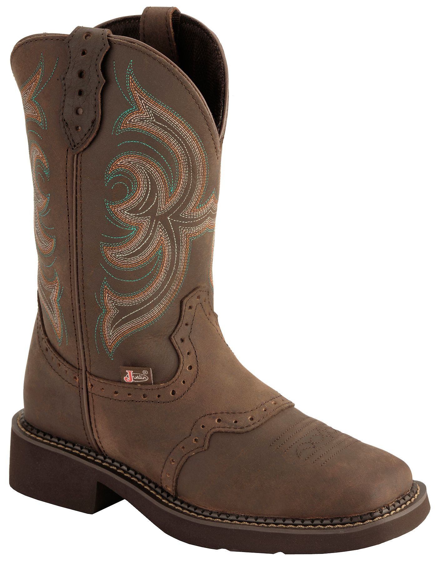 justin gypsy boots square toe