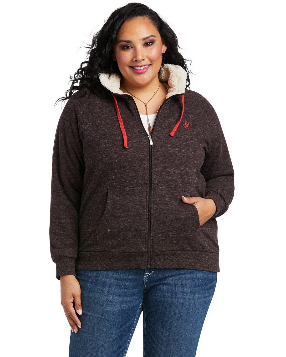 ariat zip up hoodie