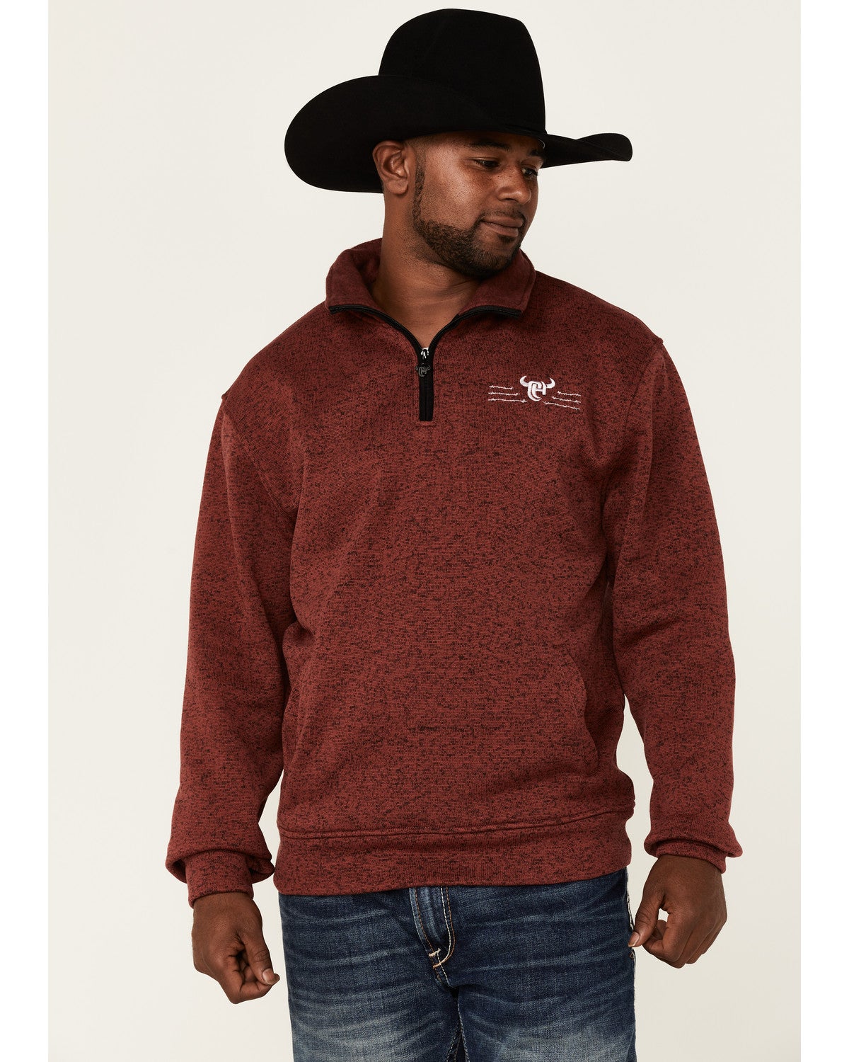 Burgundy Barb Wire Logo 