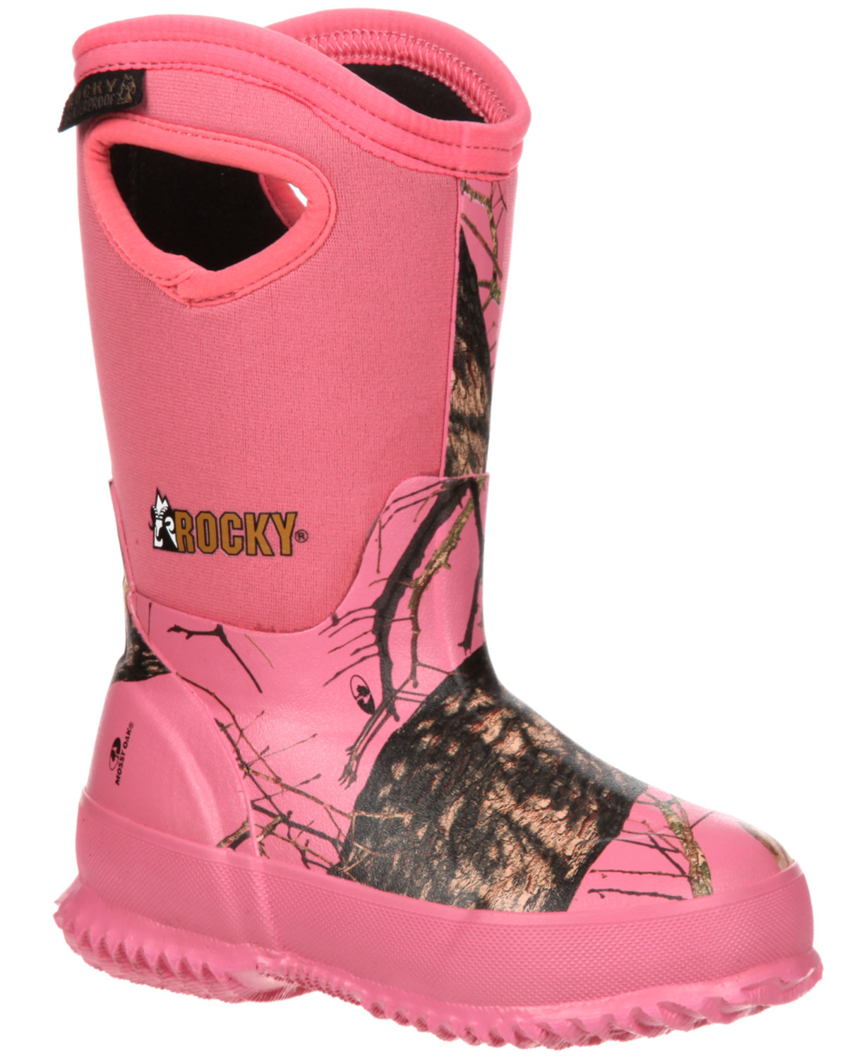 pink camouflage boots