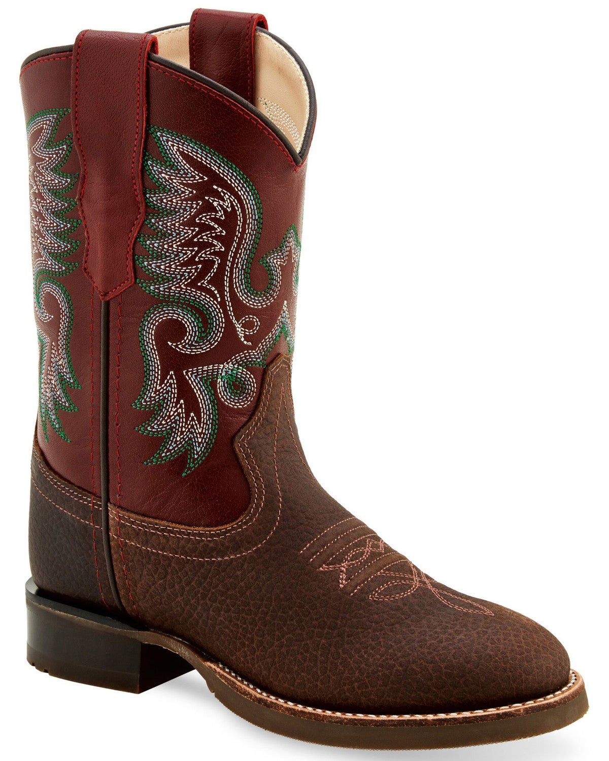 maroon cowboy boots