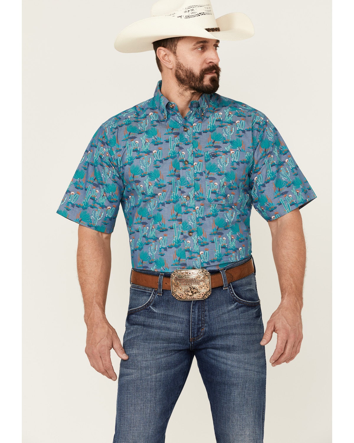 Ariat Men's Daxton Cactus Print Short 