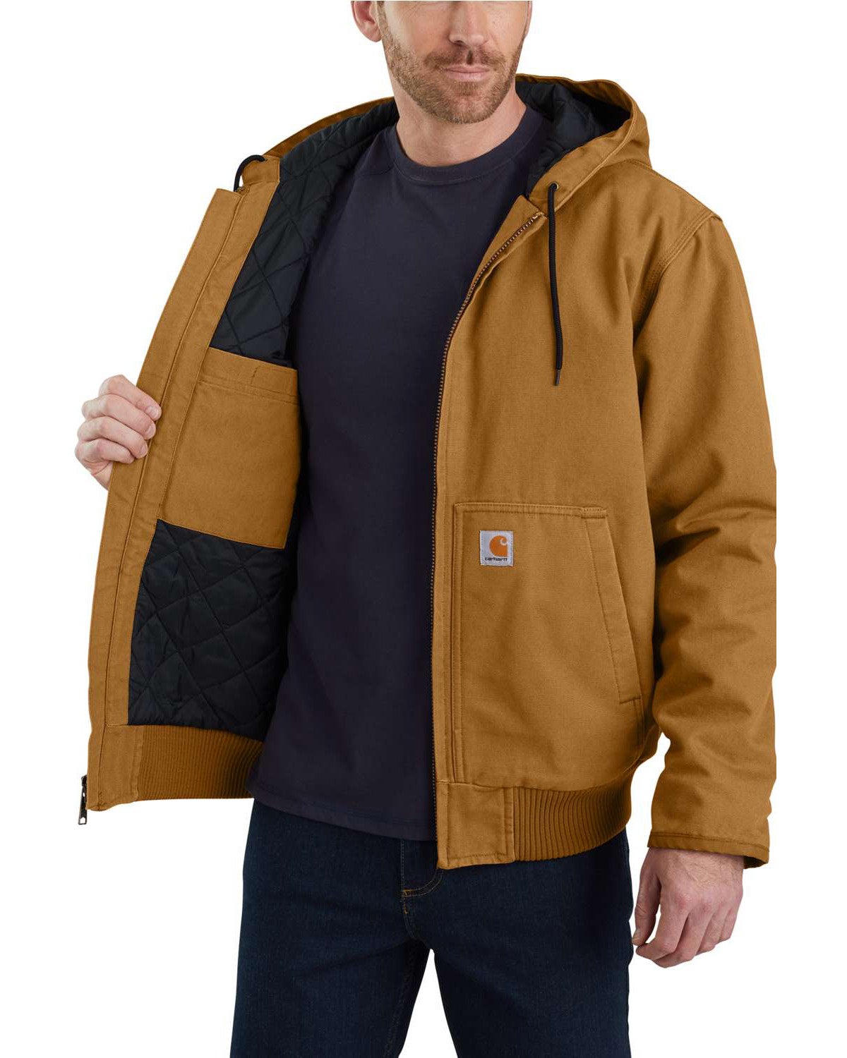Carhartt Men's Sandstone Lined M 130 Active Work Jacket Sheplers