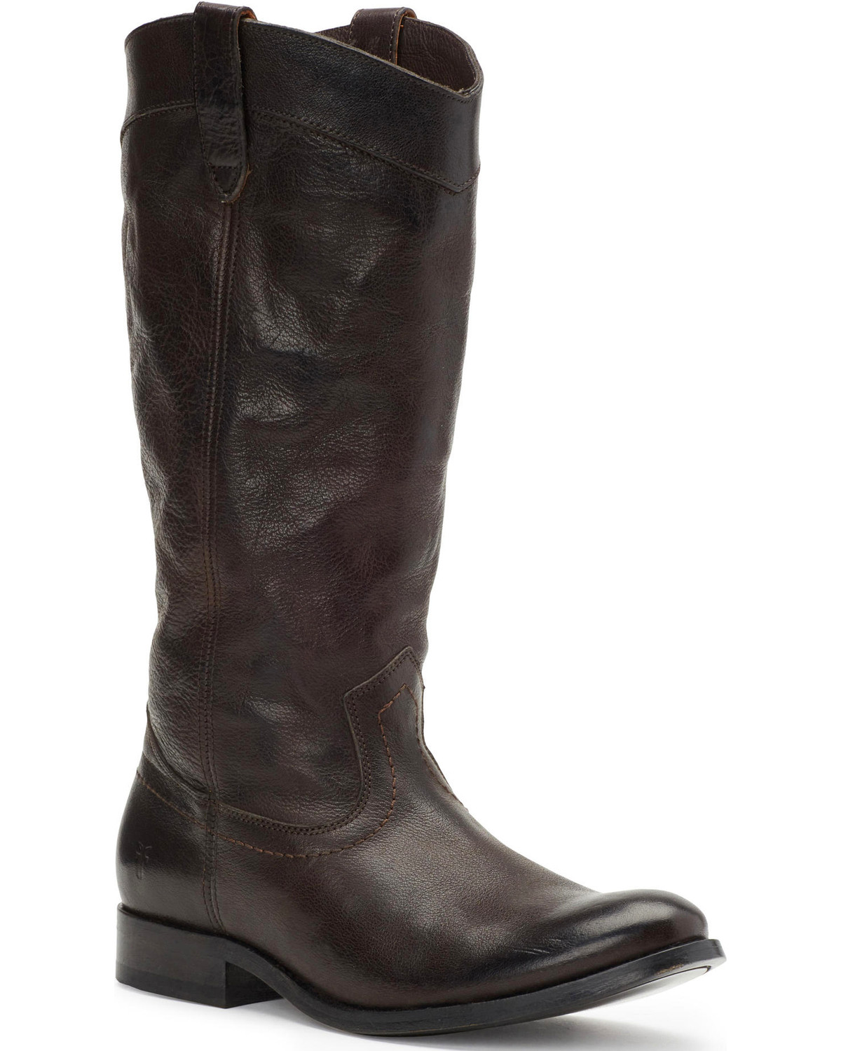 Smoke Melissa Pull On Boots - Round Toe
