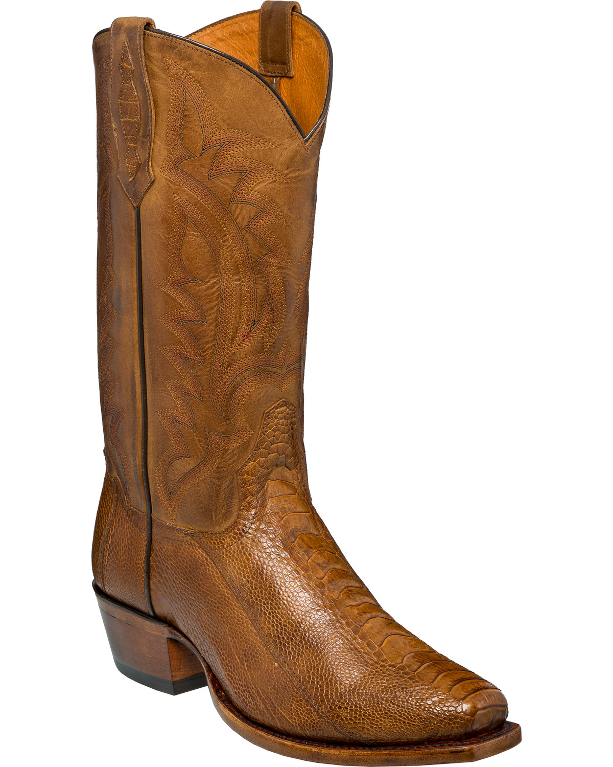 ostrich leg cowboy boots