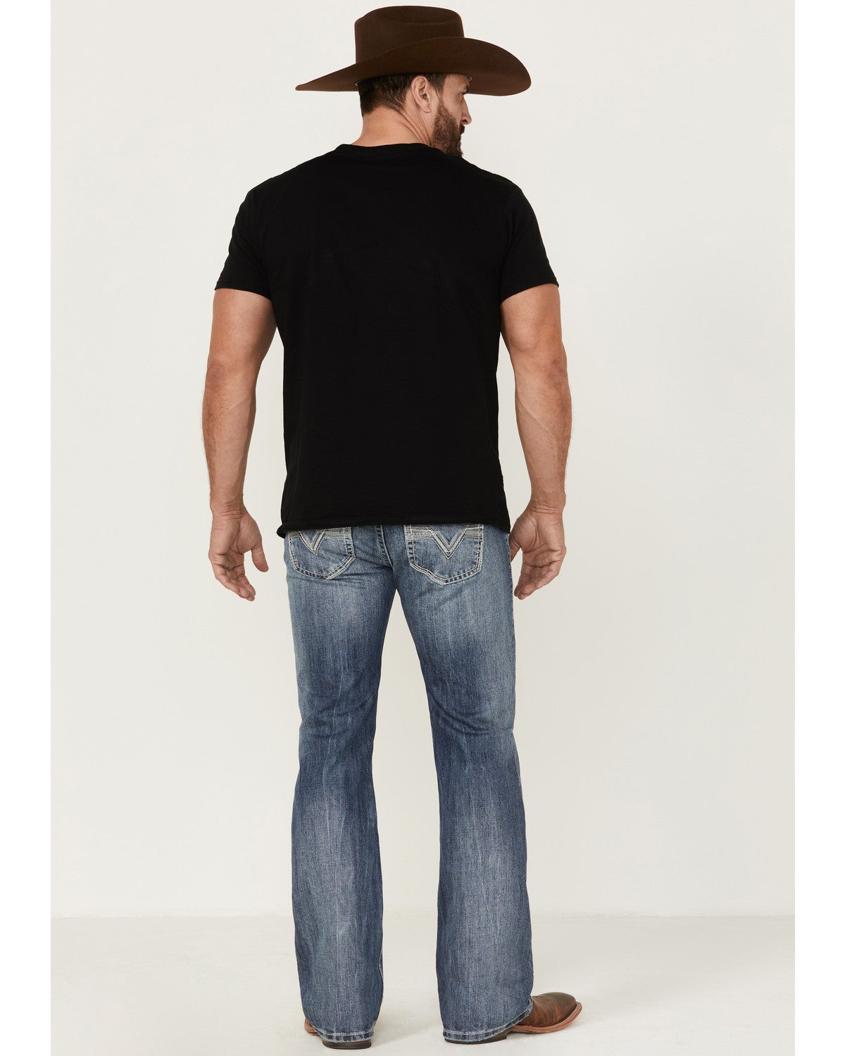 cowboy boot jeans men's