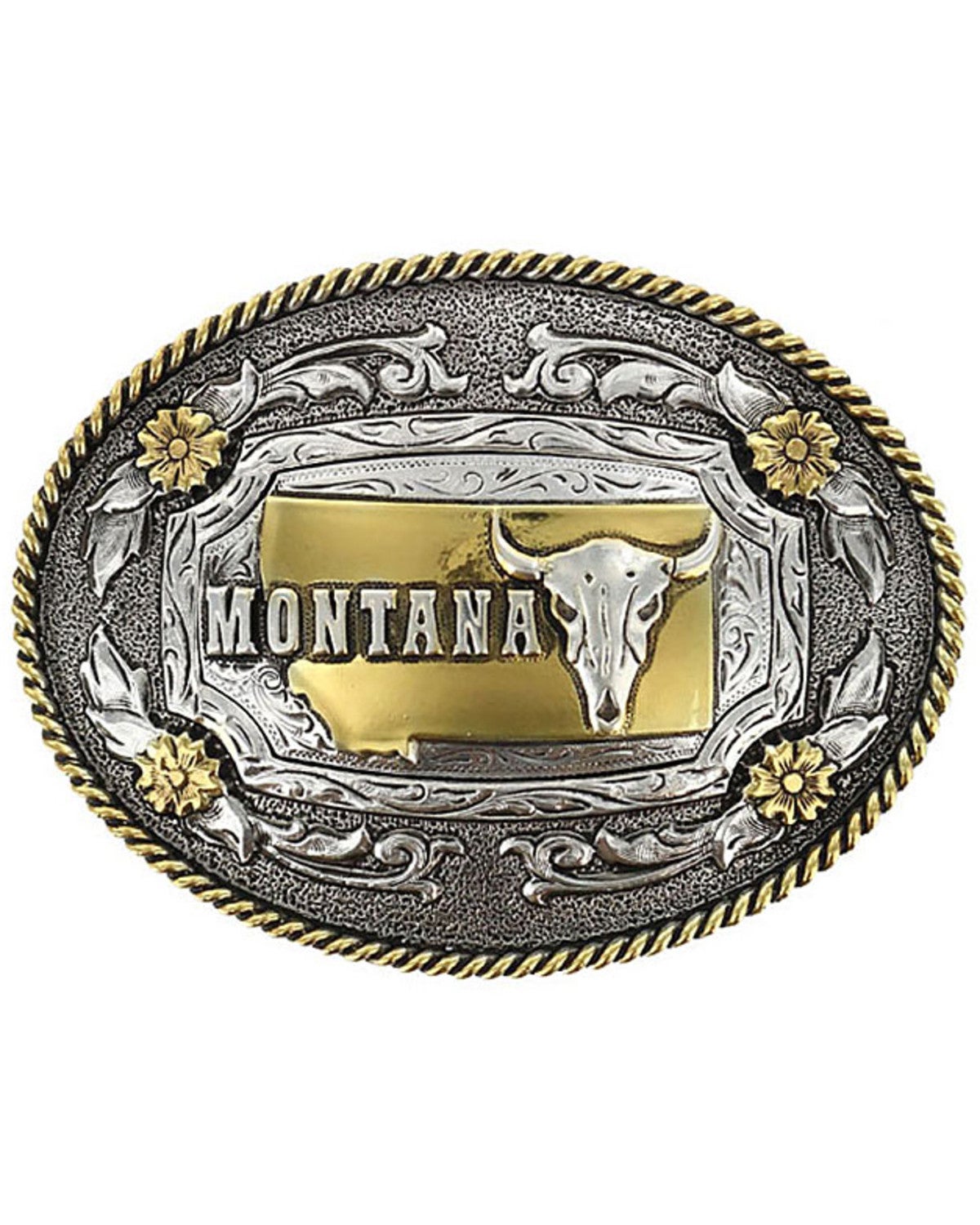 Cody James Men's Oval Montana Belt Buckle Sheplers