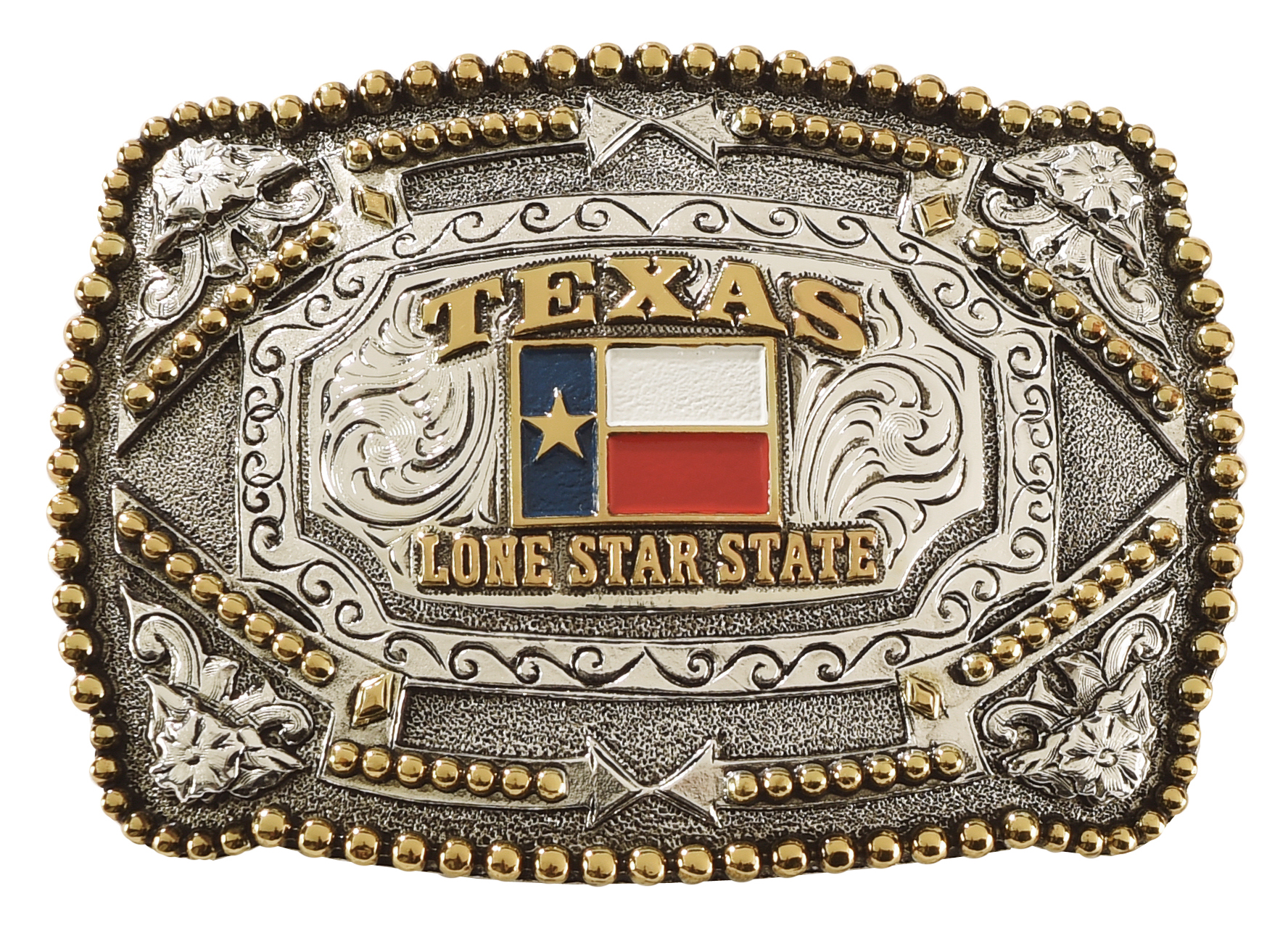 Cody James Red White And Blue Square Texas Belt Buckle Sheplers