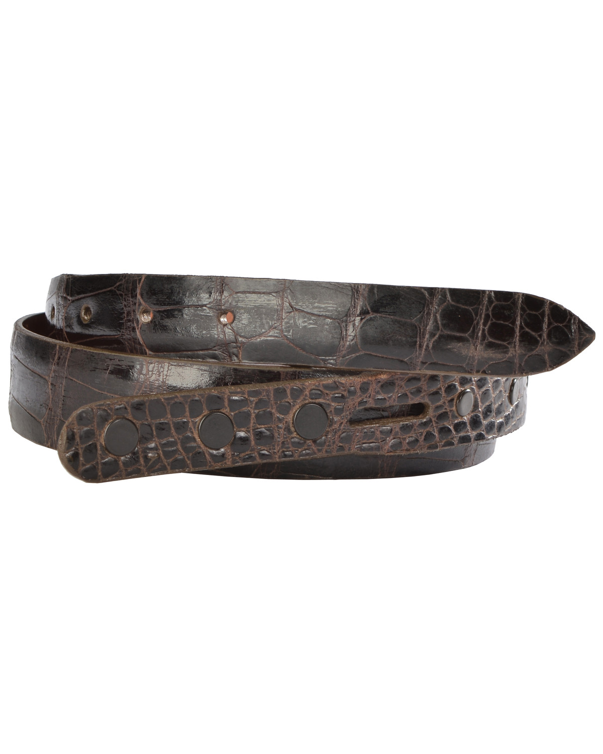 lucchese alligator belt