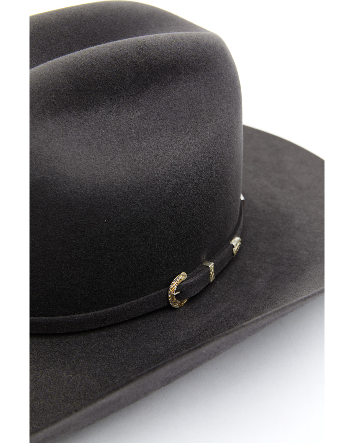 American Hat Co. 40X Steel Self Band Premium Wool Felt Western Hat ...