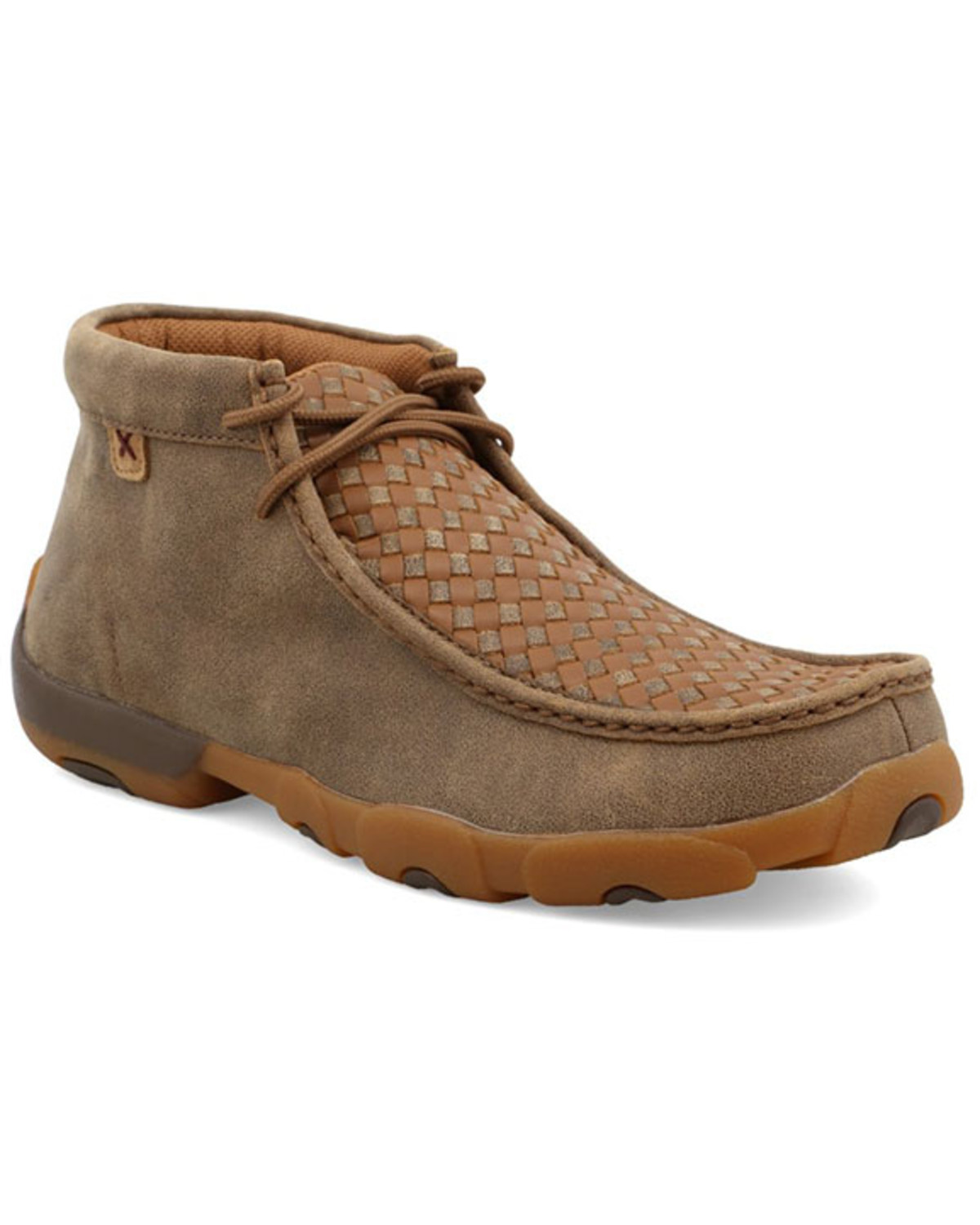 Tan Checkerboard Driving Mocs 