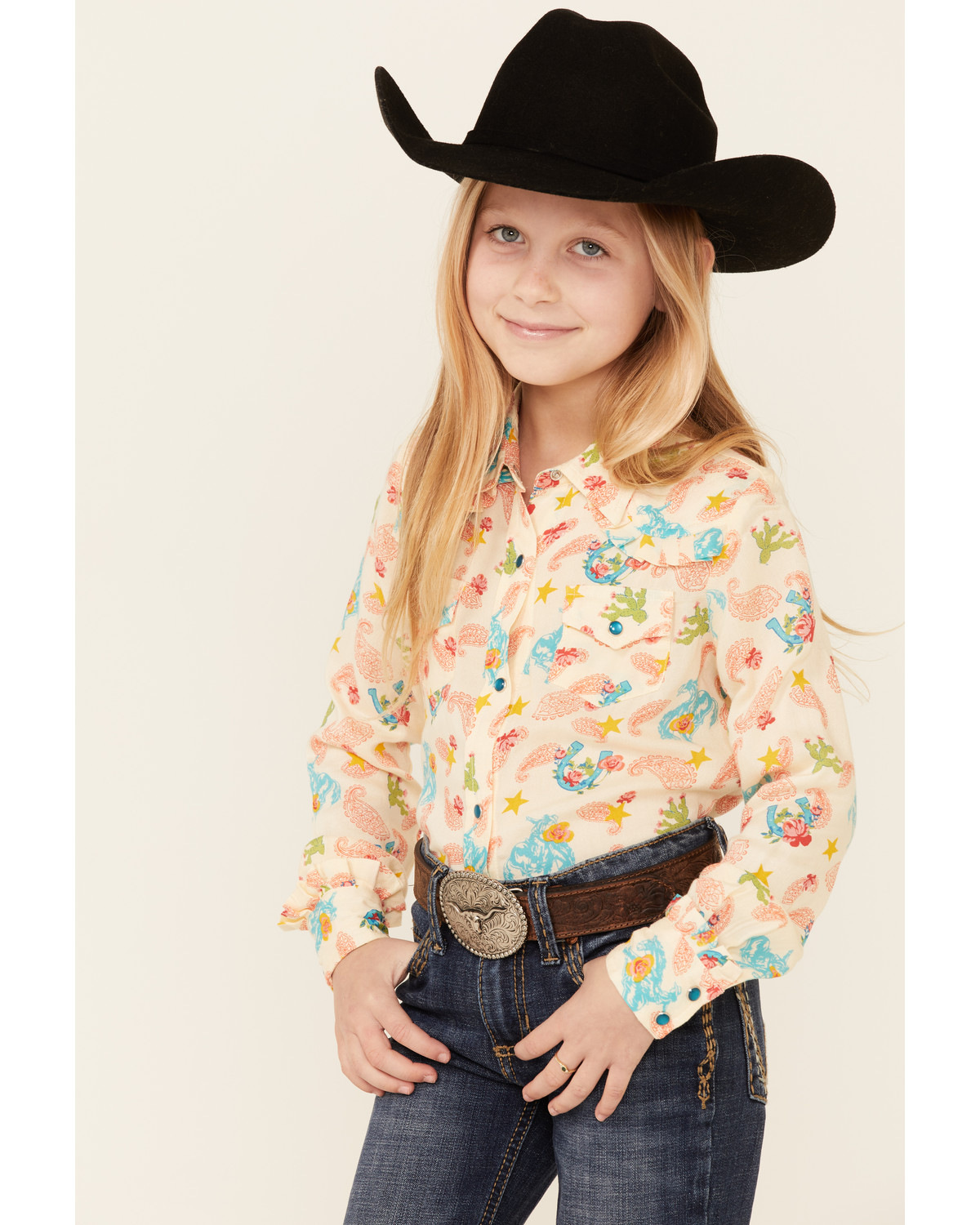 yellow cowgirl shirt
