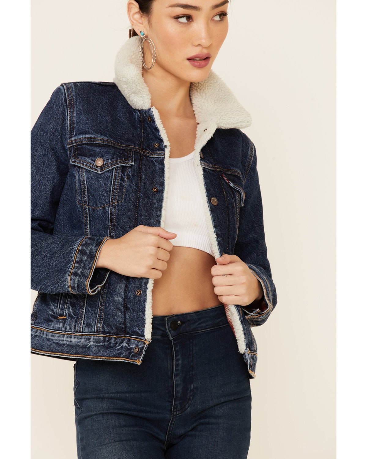levis reversible trucker jacket