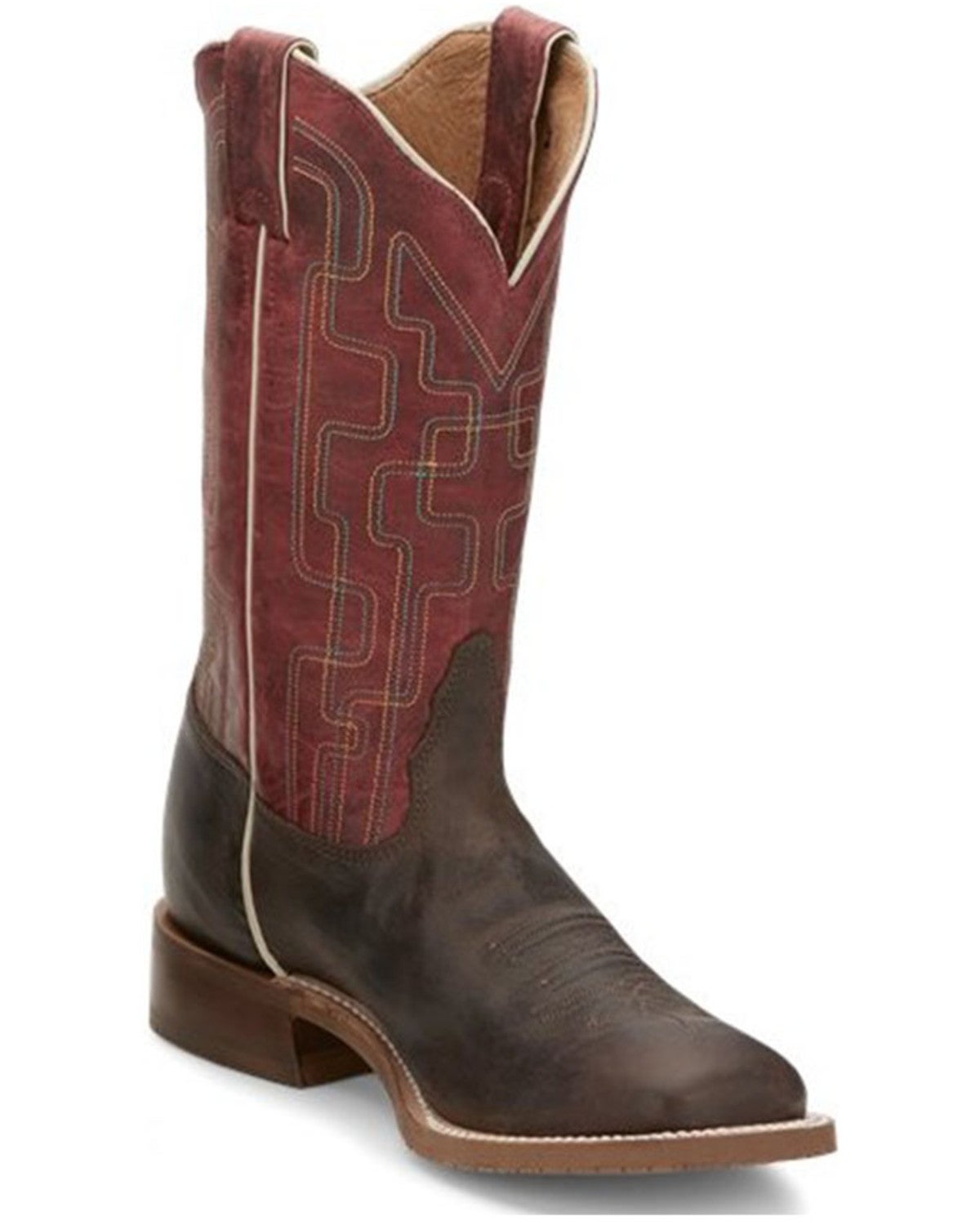 dark brown western boots