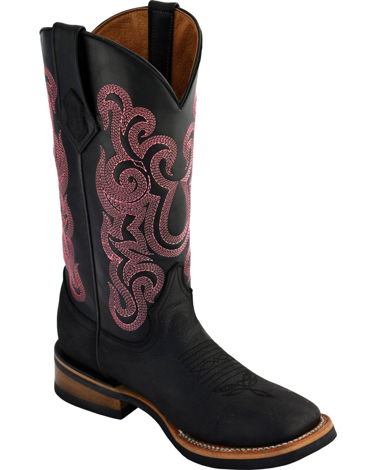 tall cognac boots with heel