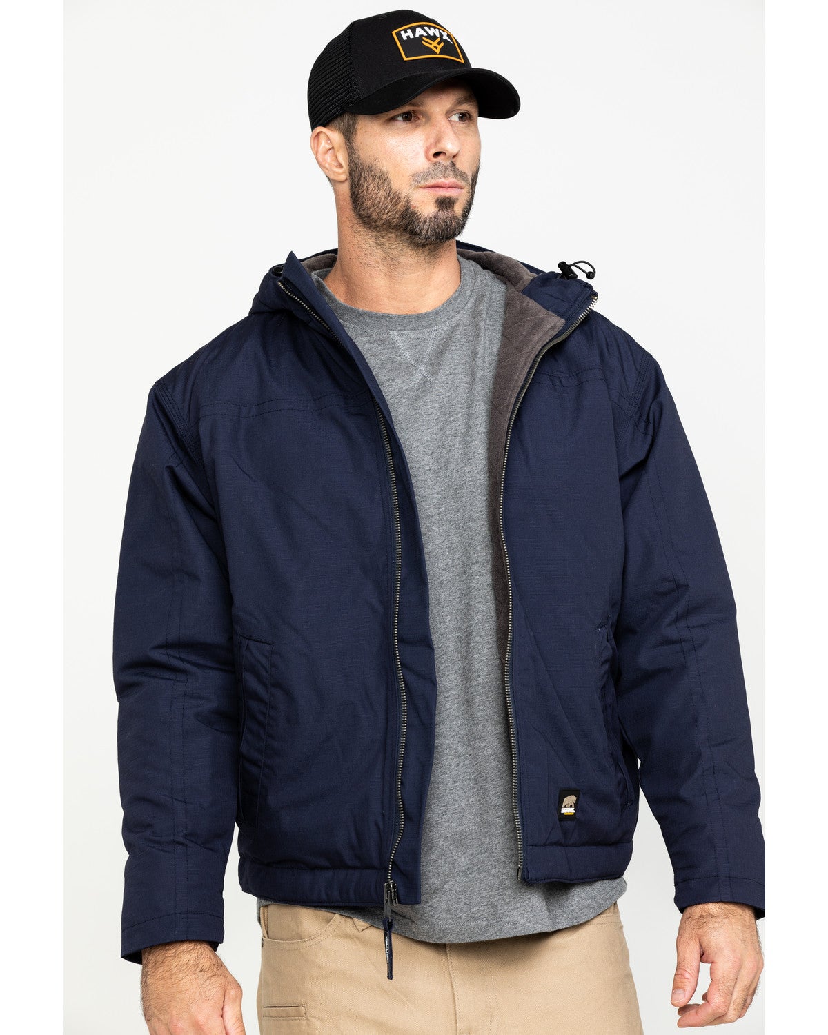 mens navy work jacket