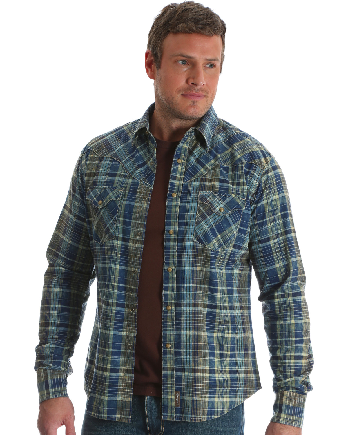 wrangler retro long sleeve shirts