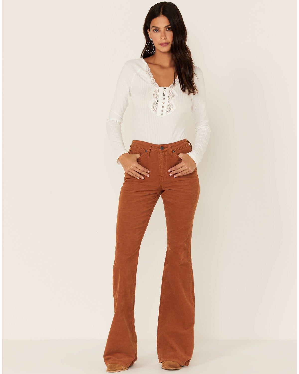 Idyllwind Women's Pecan High Rise Flare 