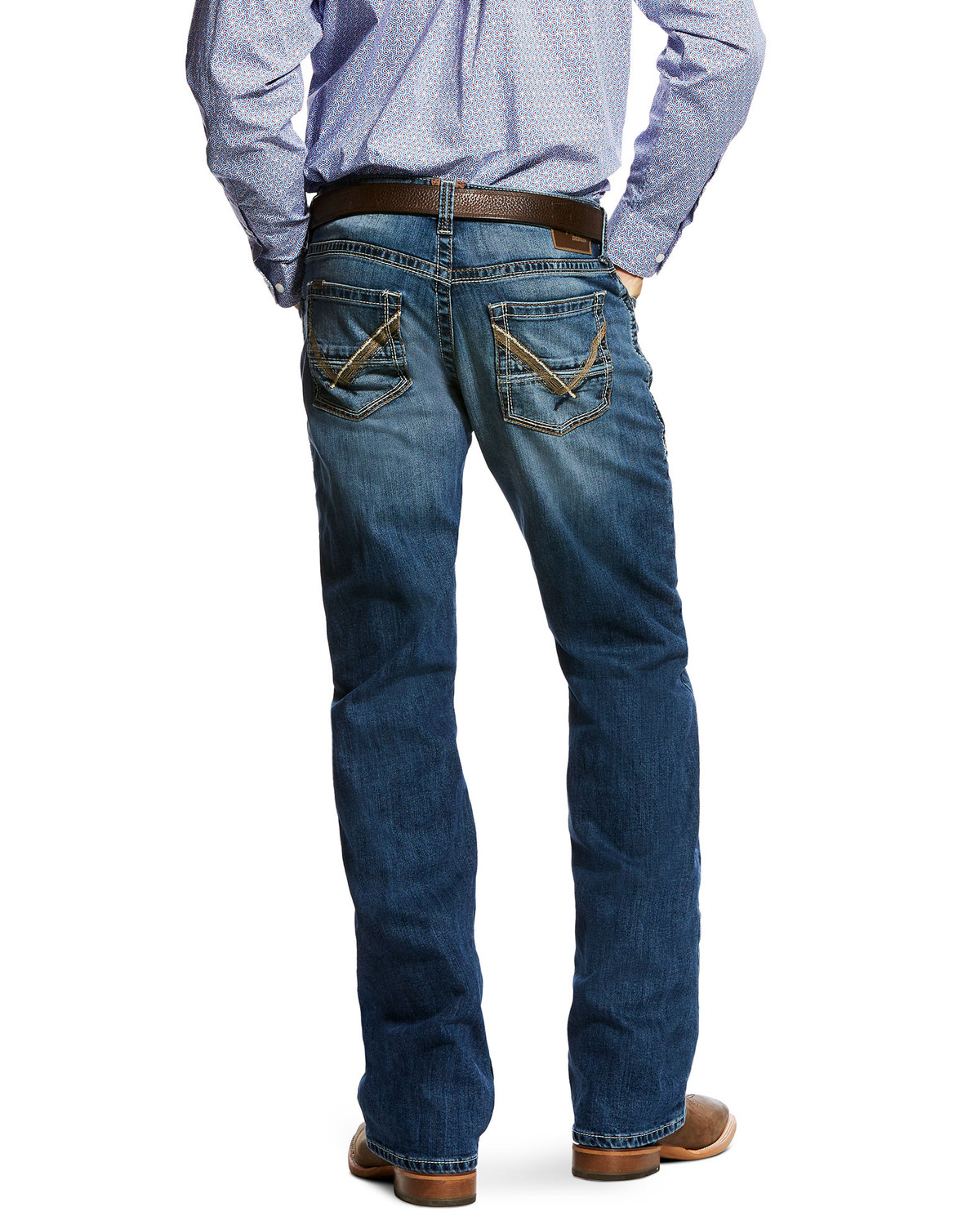 justin bent rail distressed
