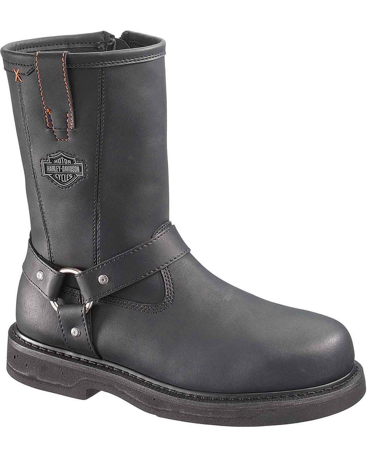 harley davidson slip on boots