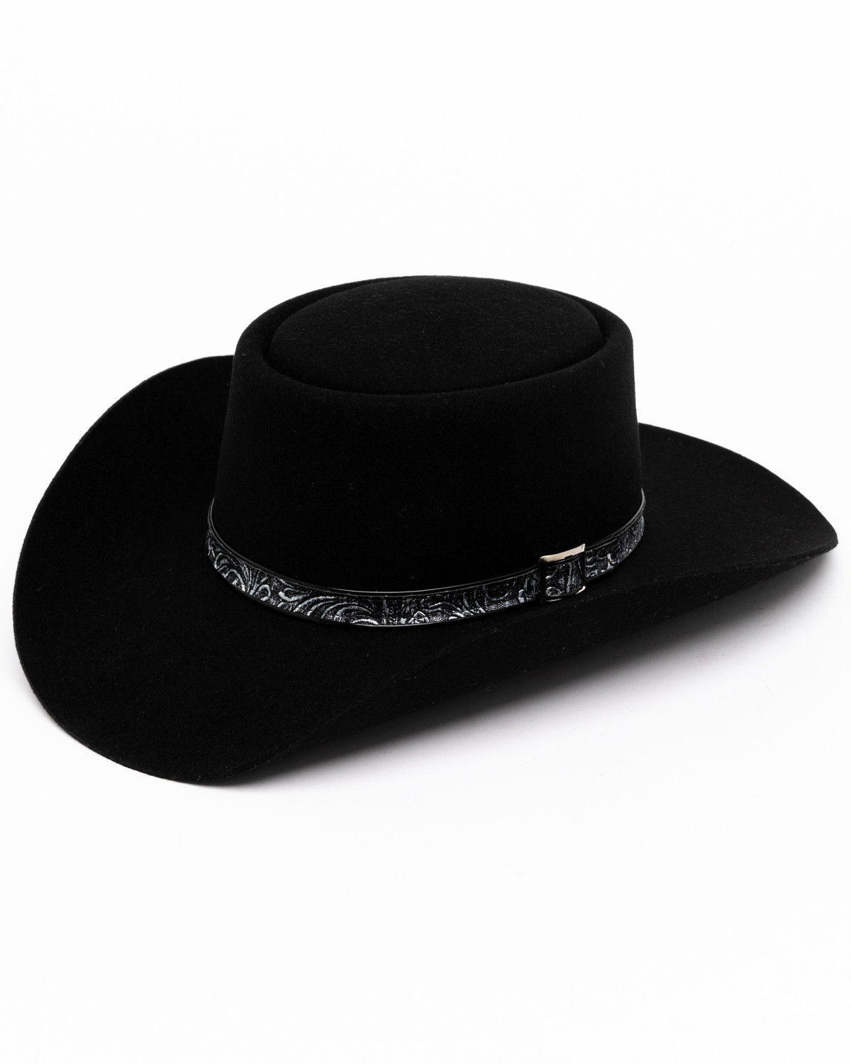 Stetson men's black revenger western hat clearance