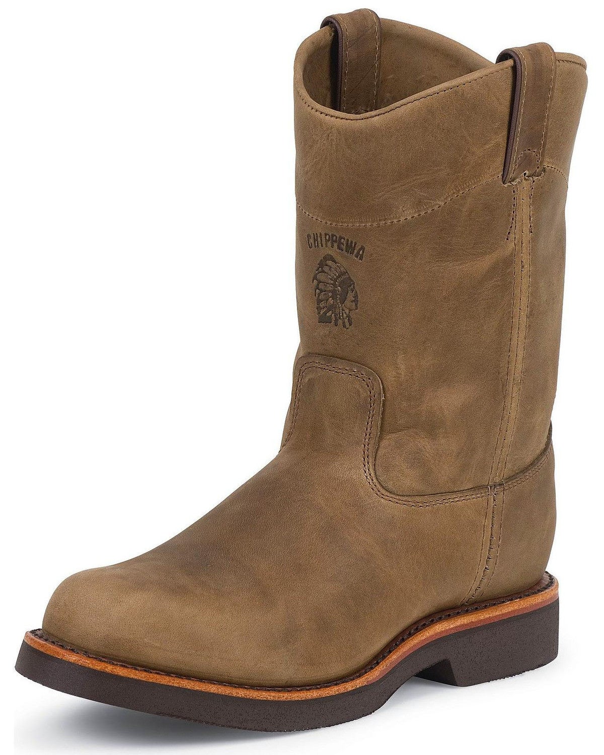 Chippewa Pull-On Work Boots - Round Toe | Sheplers