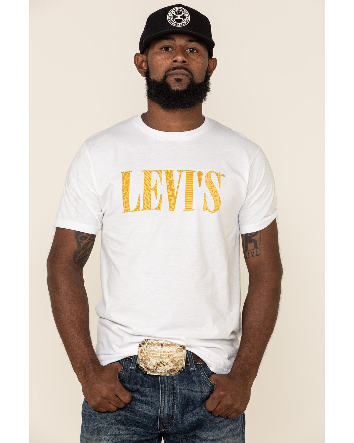 t shirt levis leopard