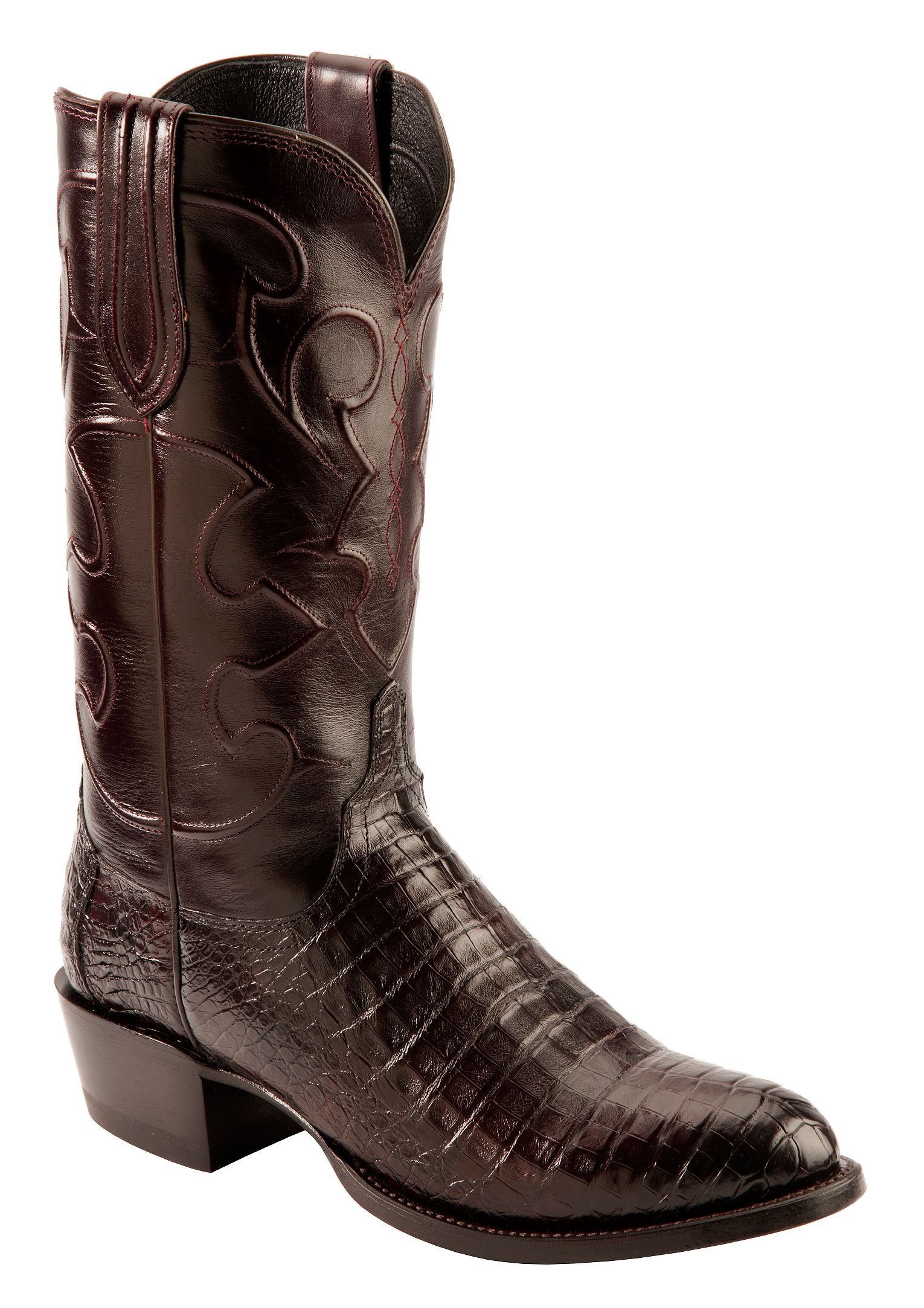 black lucchese women's boots