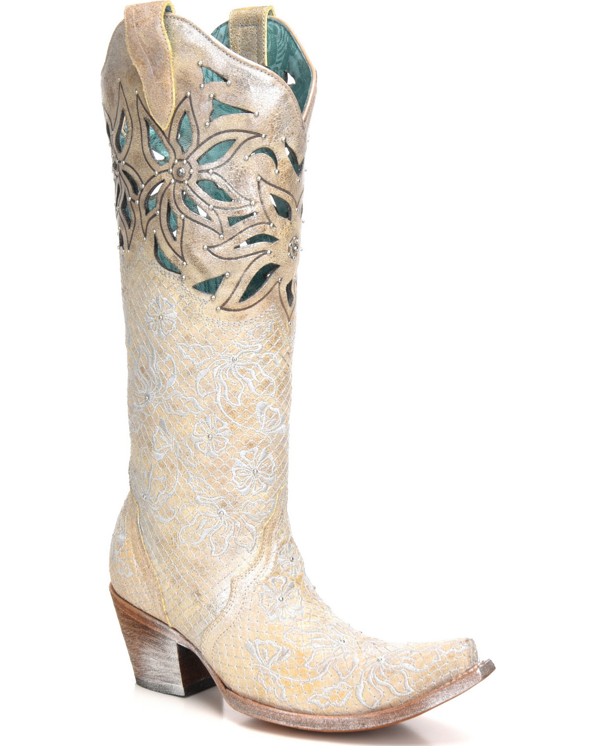 Embellished cowboy boots clearance
