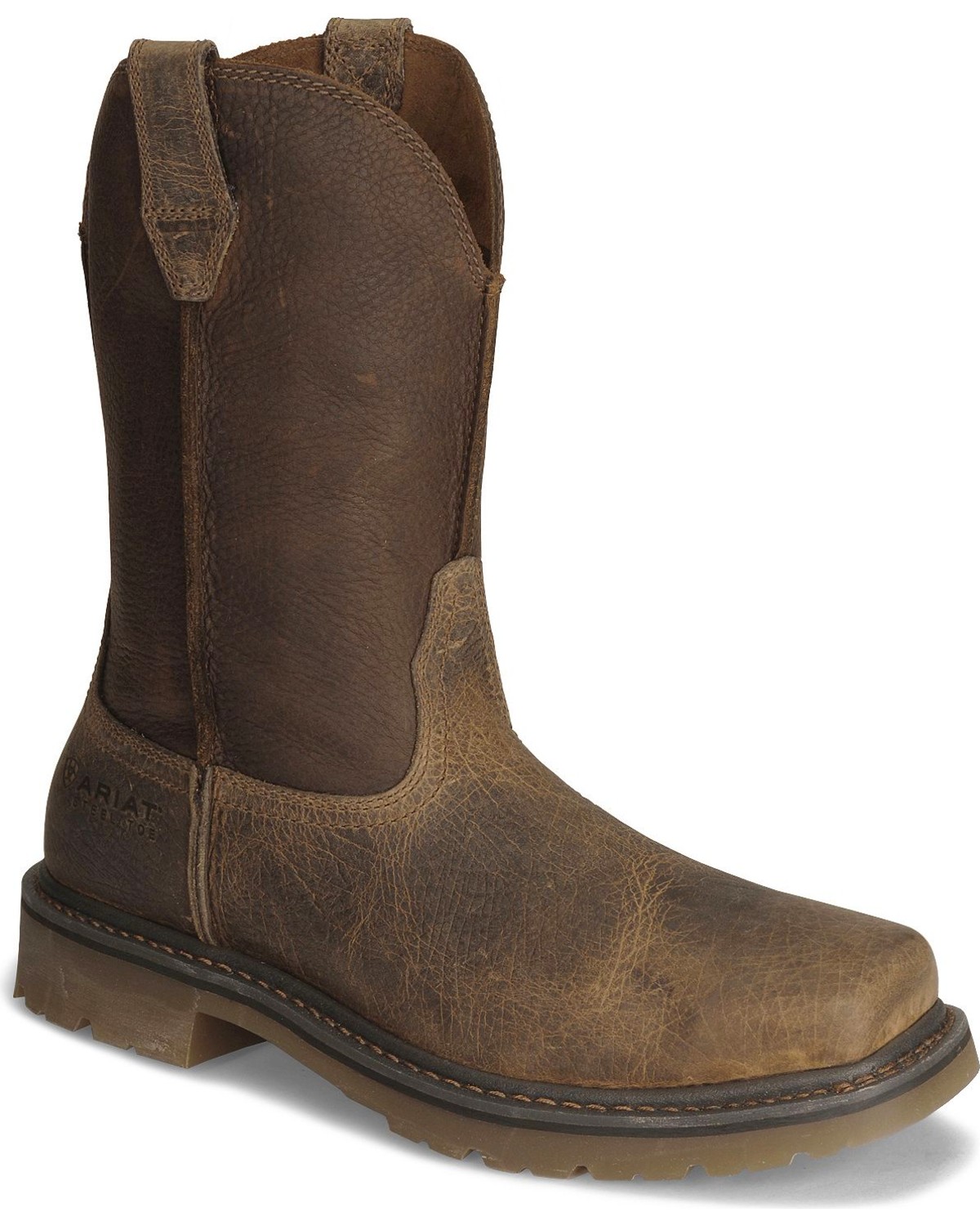 ariat slip on work boots