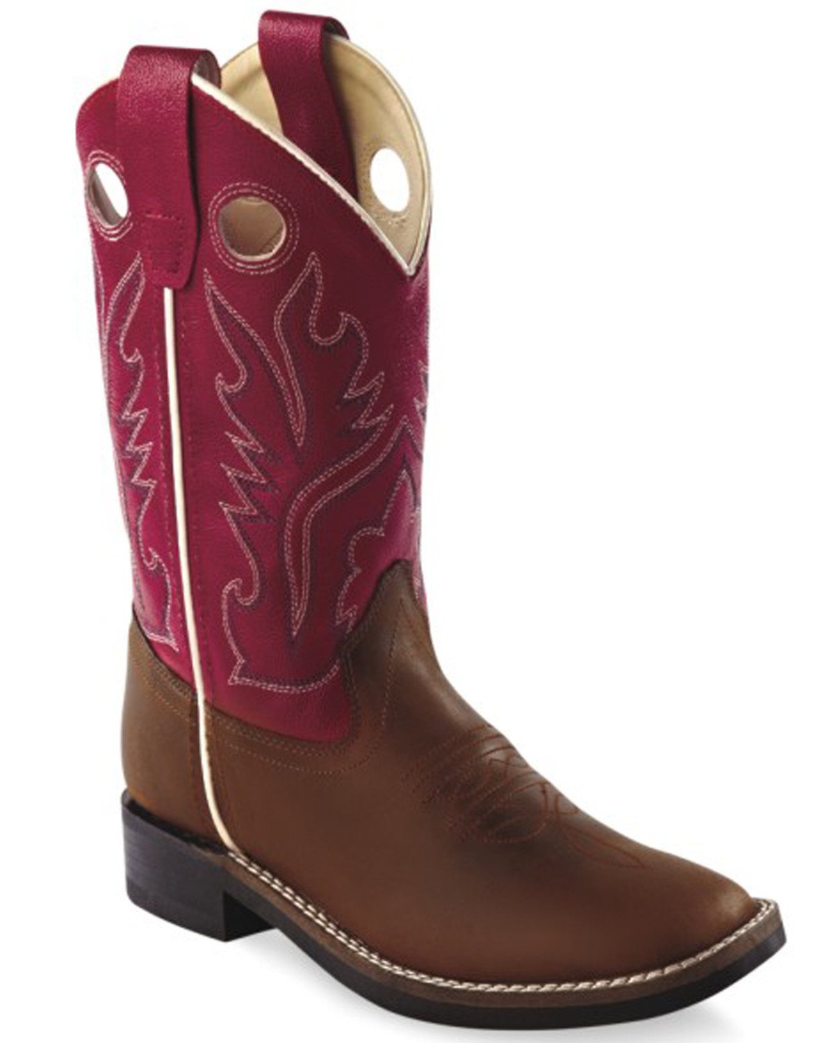old west red boots