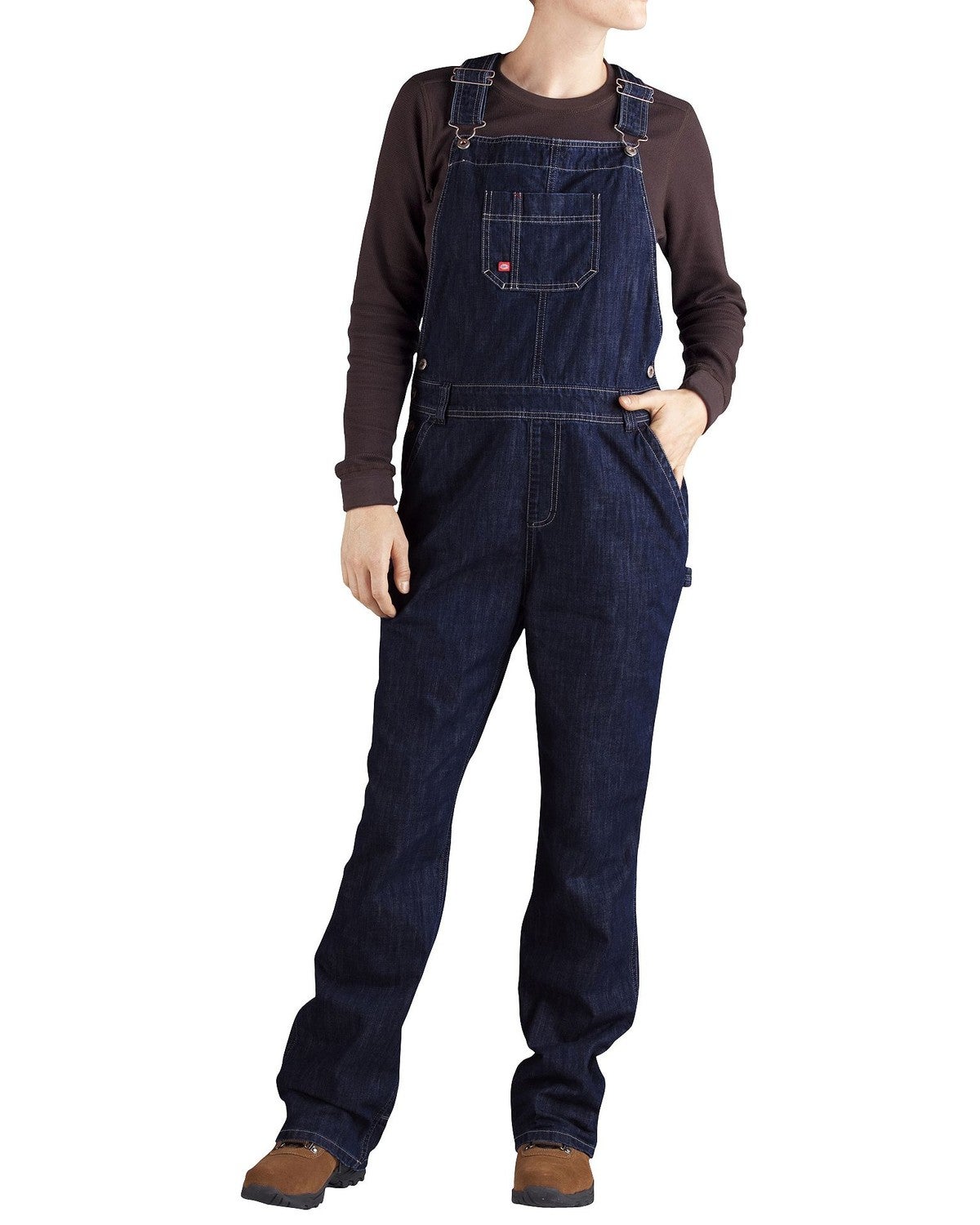 Dickies Women's Denim Bib Overalls 