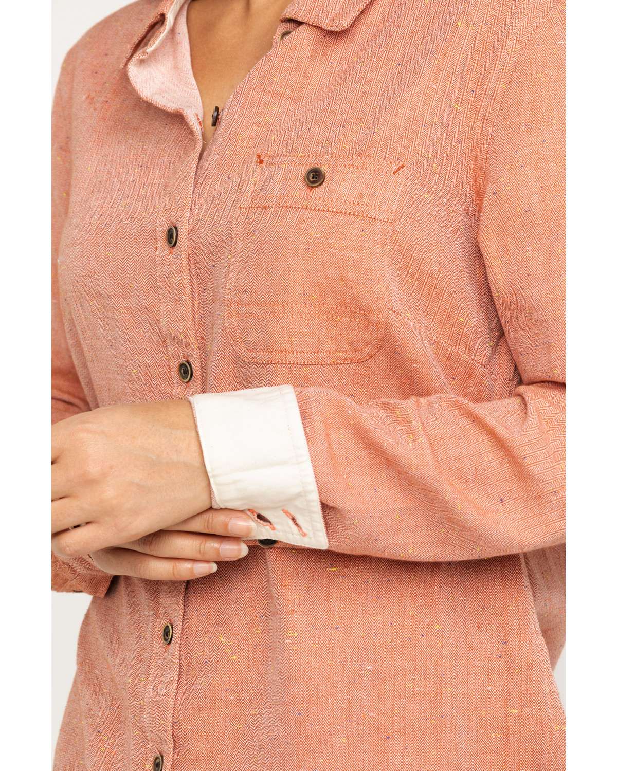 Dovetail Workwear Women's Solid Givens Long Sleeve Work Shirt | Sheplers