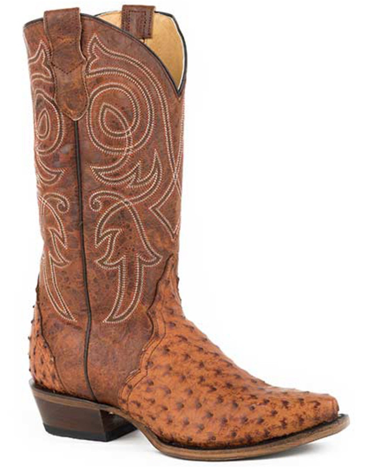 womens ostrich cowboy boots