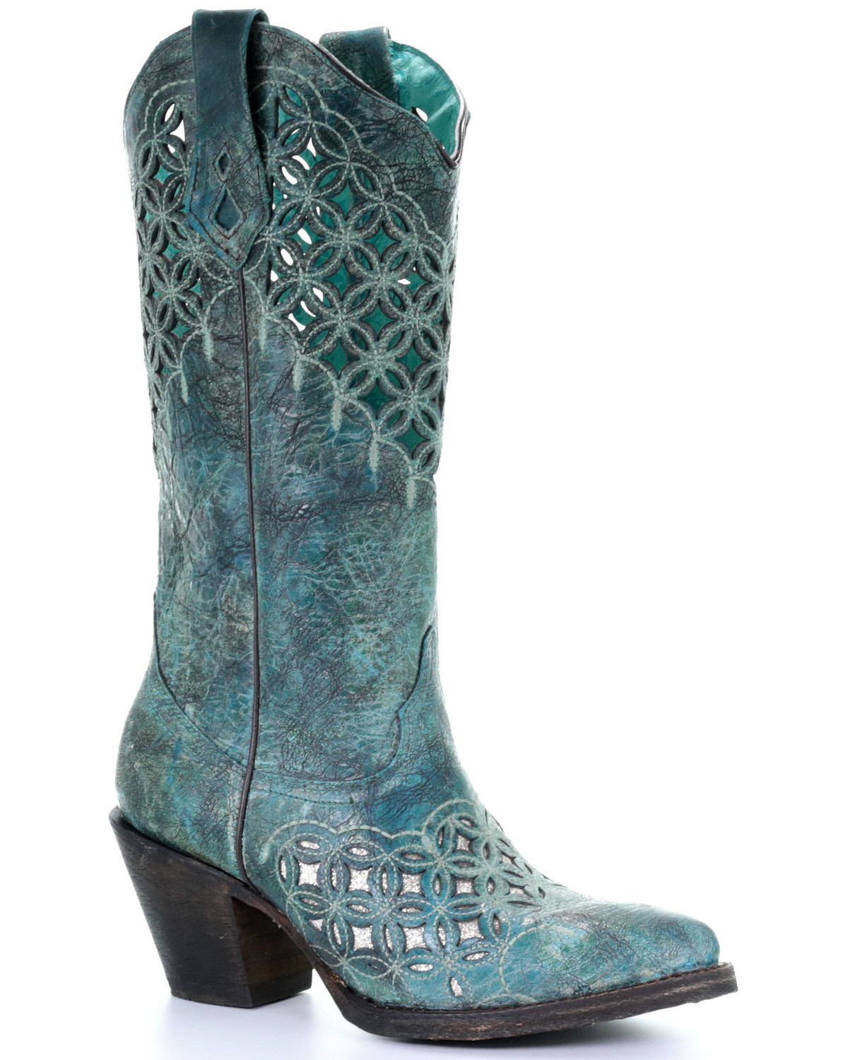 cut out western boots