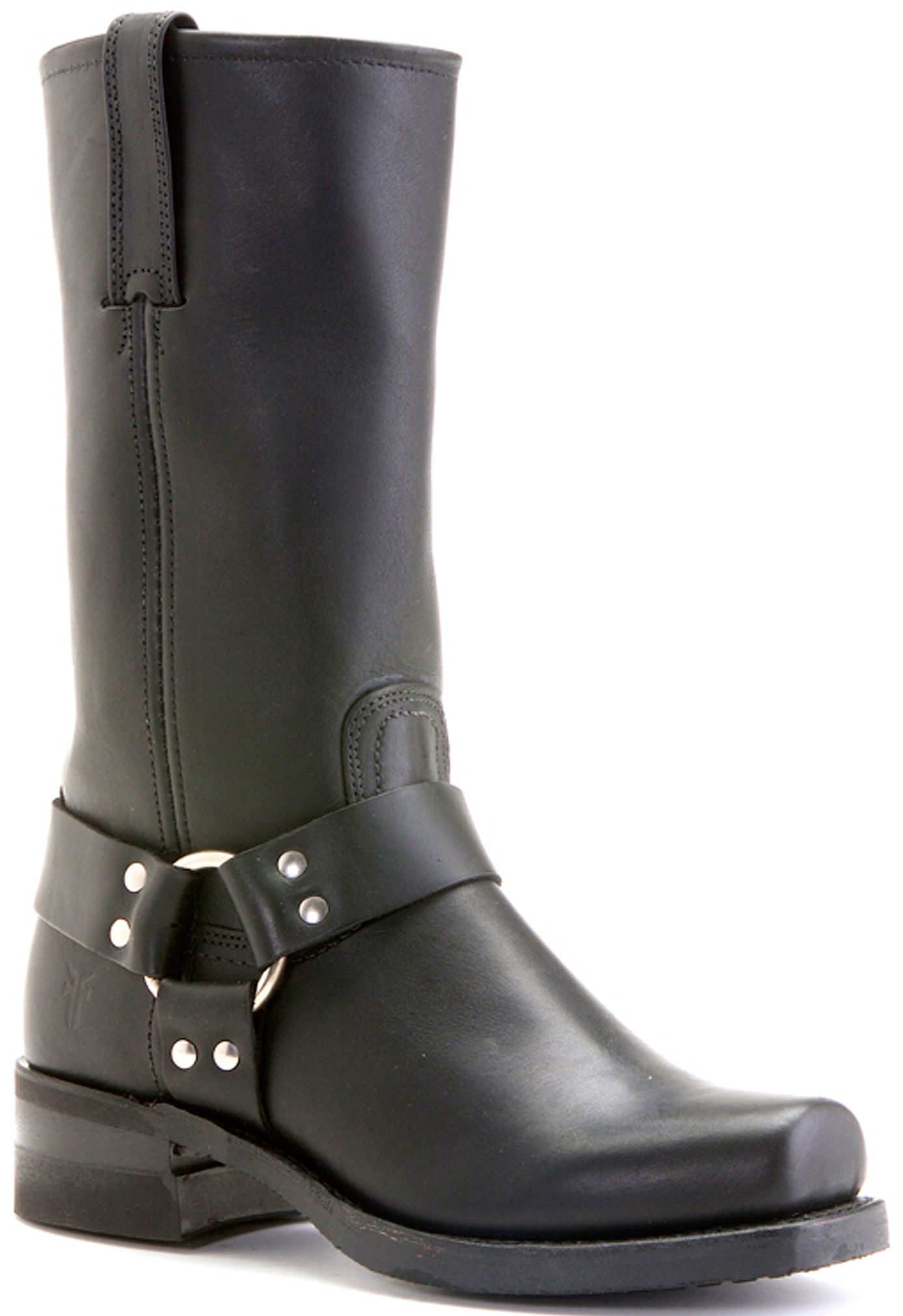 leather cowboy ankle boots