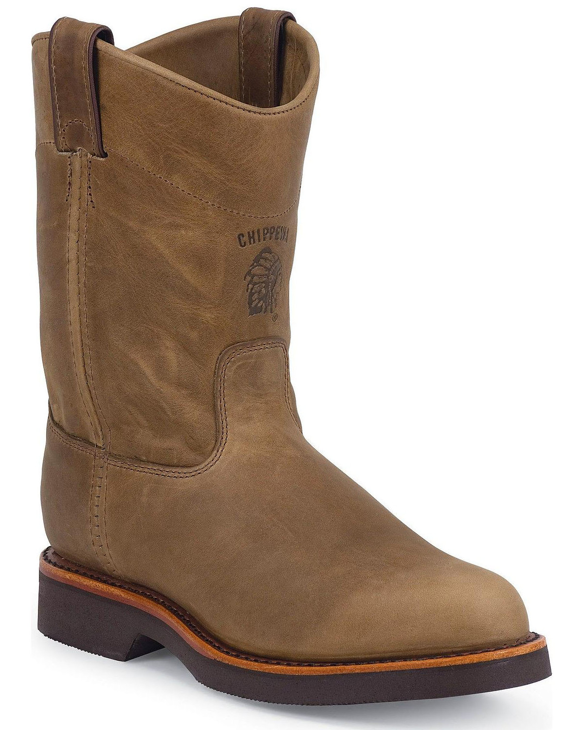 Chippewa pull on work boots clearance