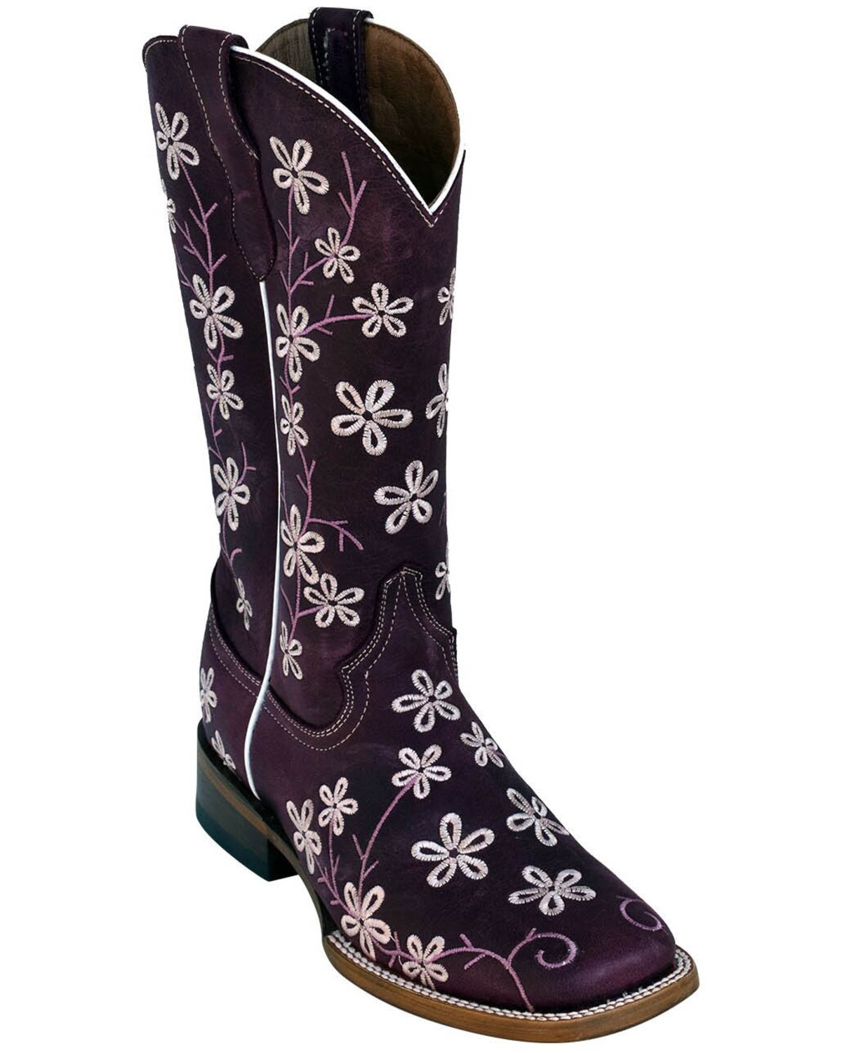 womens purple cowboy boots